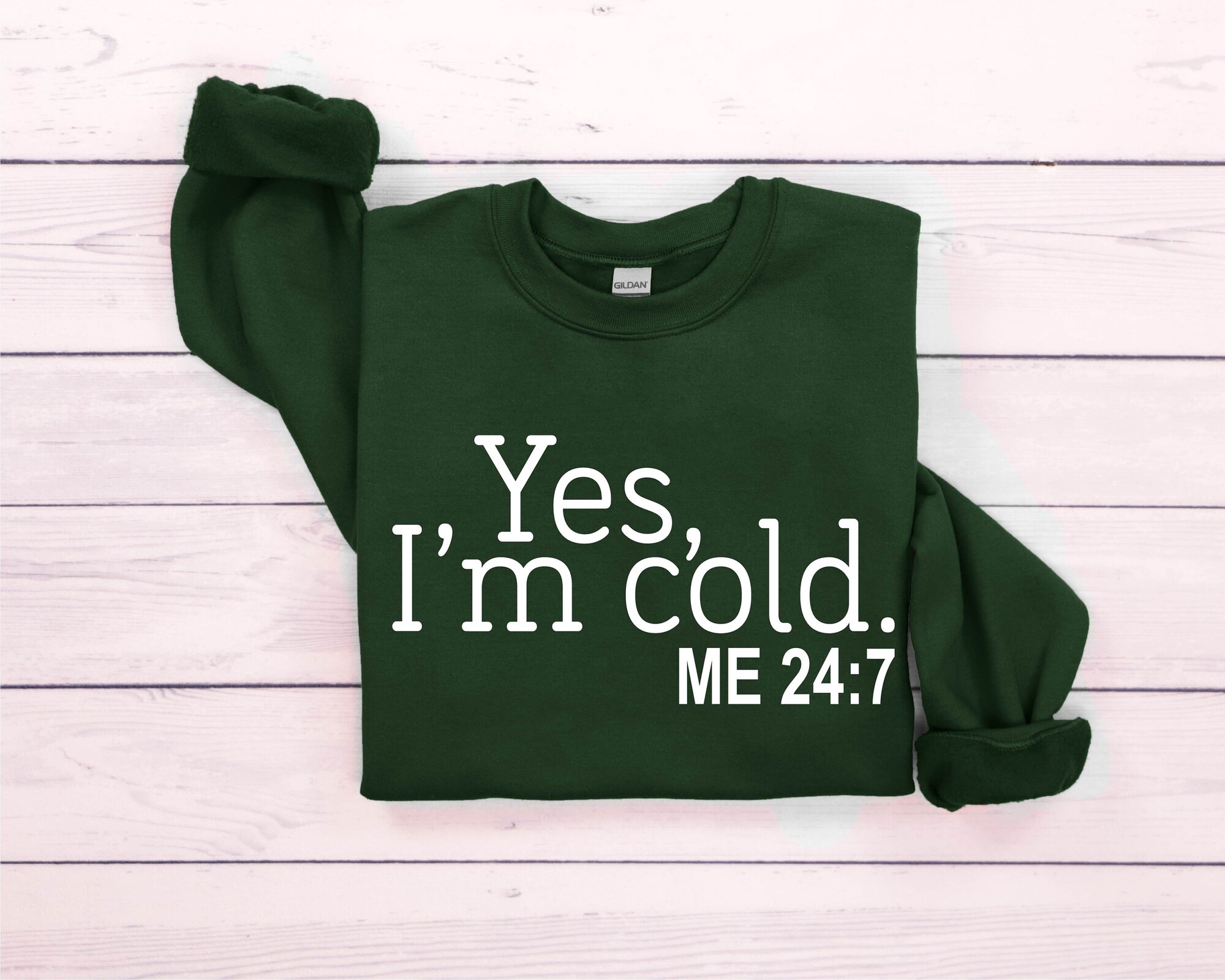 Funny Winter & Christmas Sweatshirt - Unique Cold Sarcastic Gift image 2