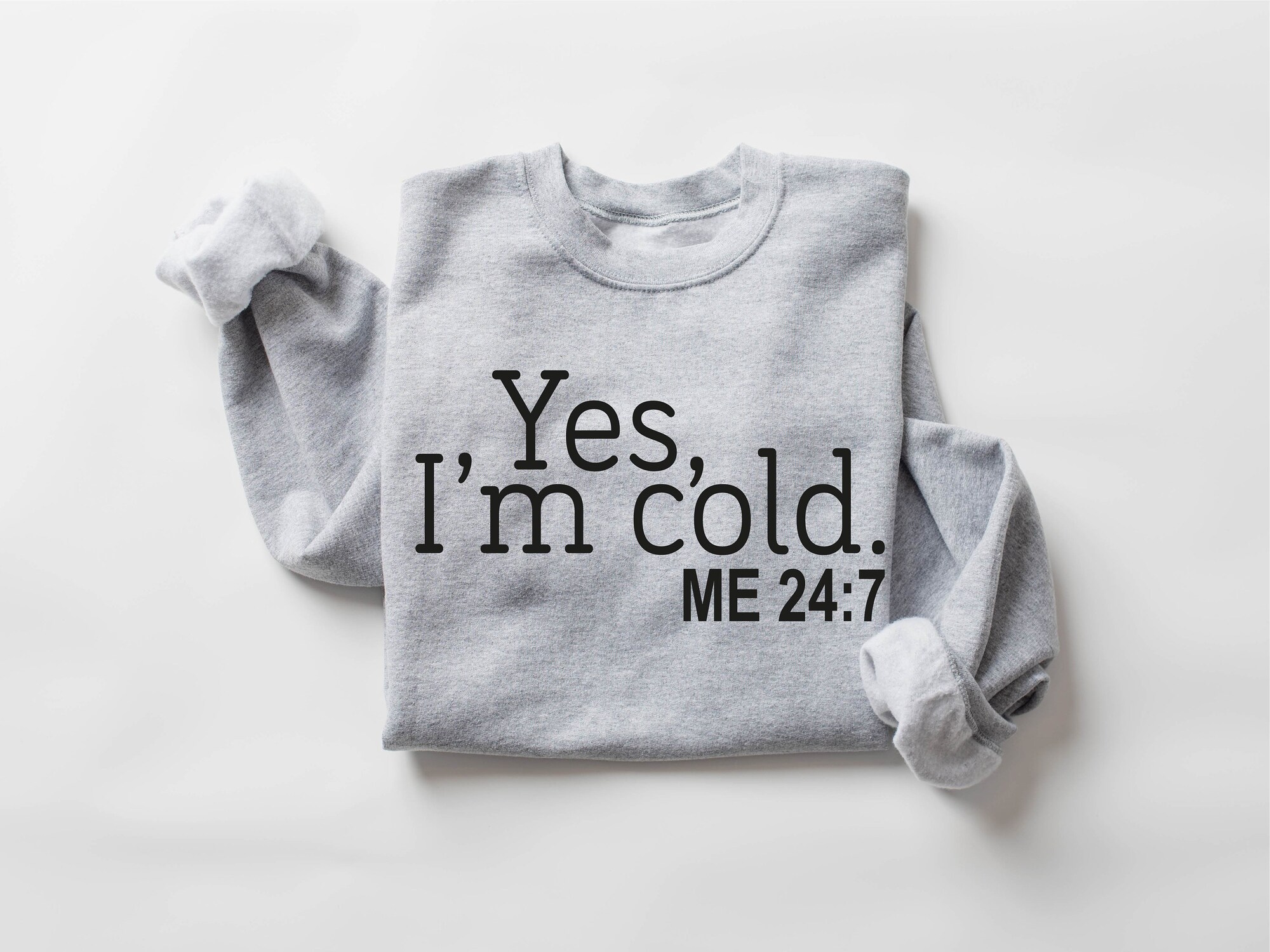 Funny Winter & Christmas Sweatshirt - Unique Cold Sarcastic Gift image 4