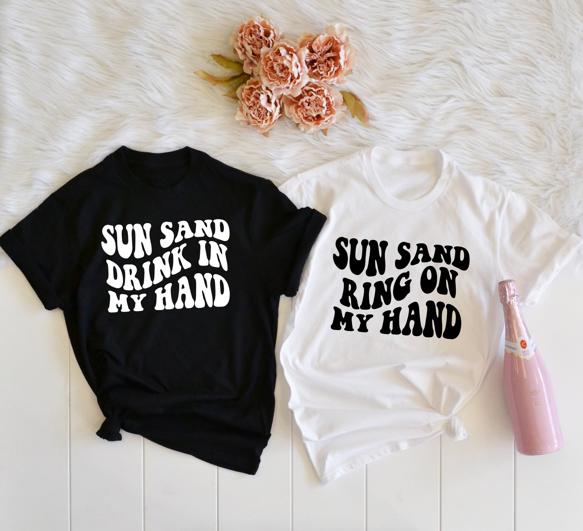 Sun Sand & Retro Fun: Beach Bachelorette Party Shirts image 3