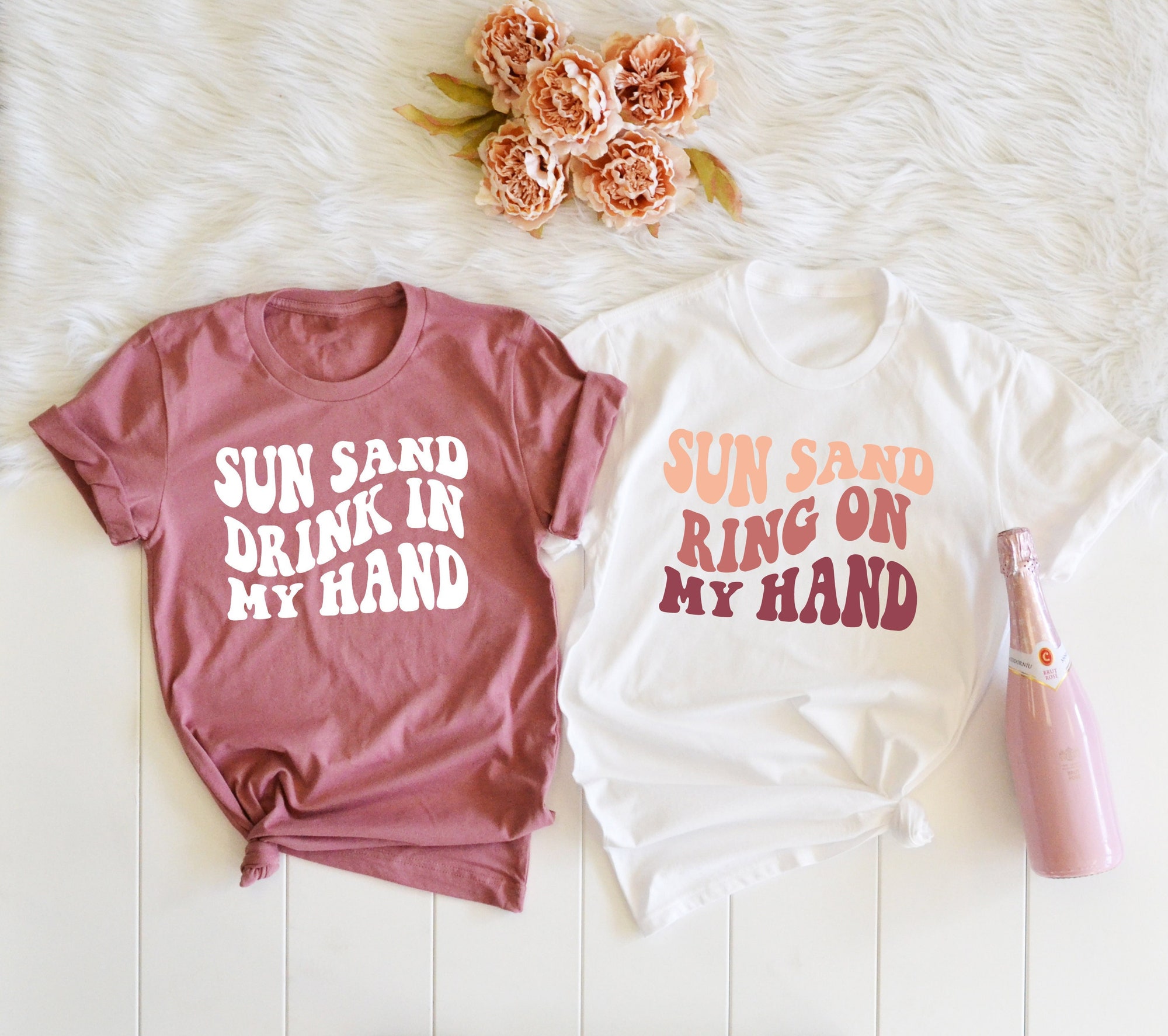 Sun Sand & Retro Fun: Beach Bachelorette Party Shirts image 0