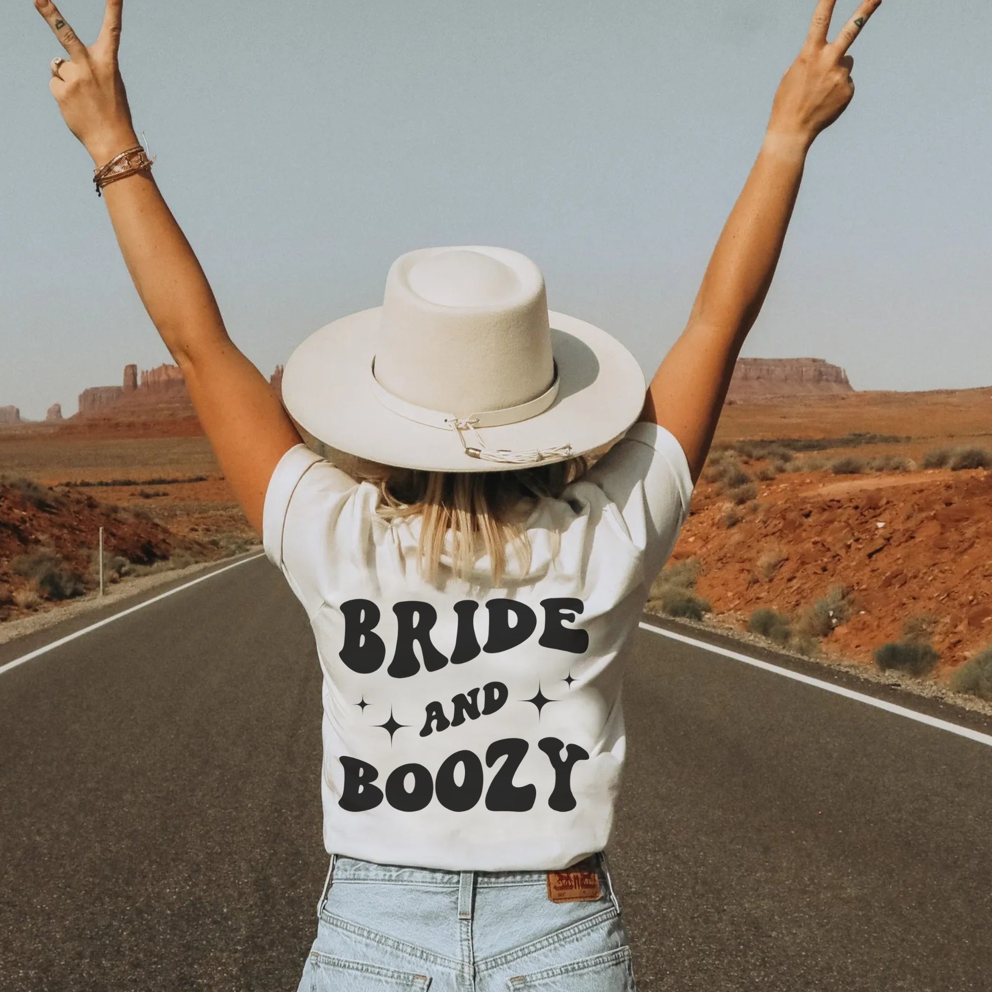 Bach And Boozy Custom Bachelorette: Retro Oversized Party Shirt image 3