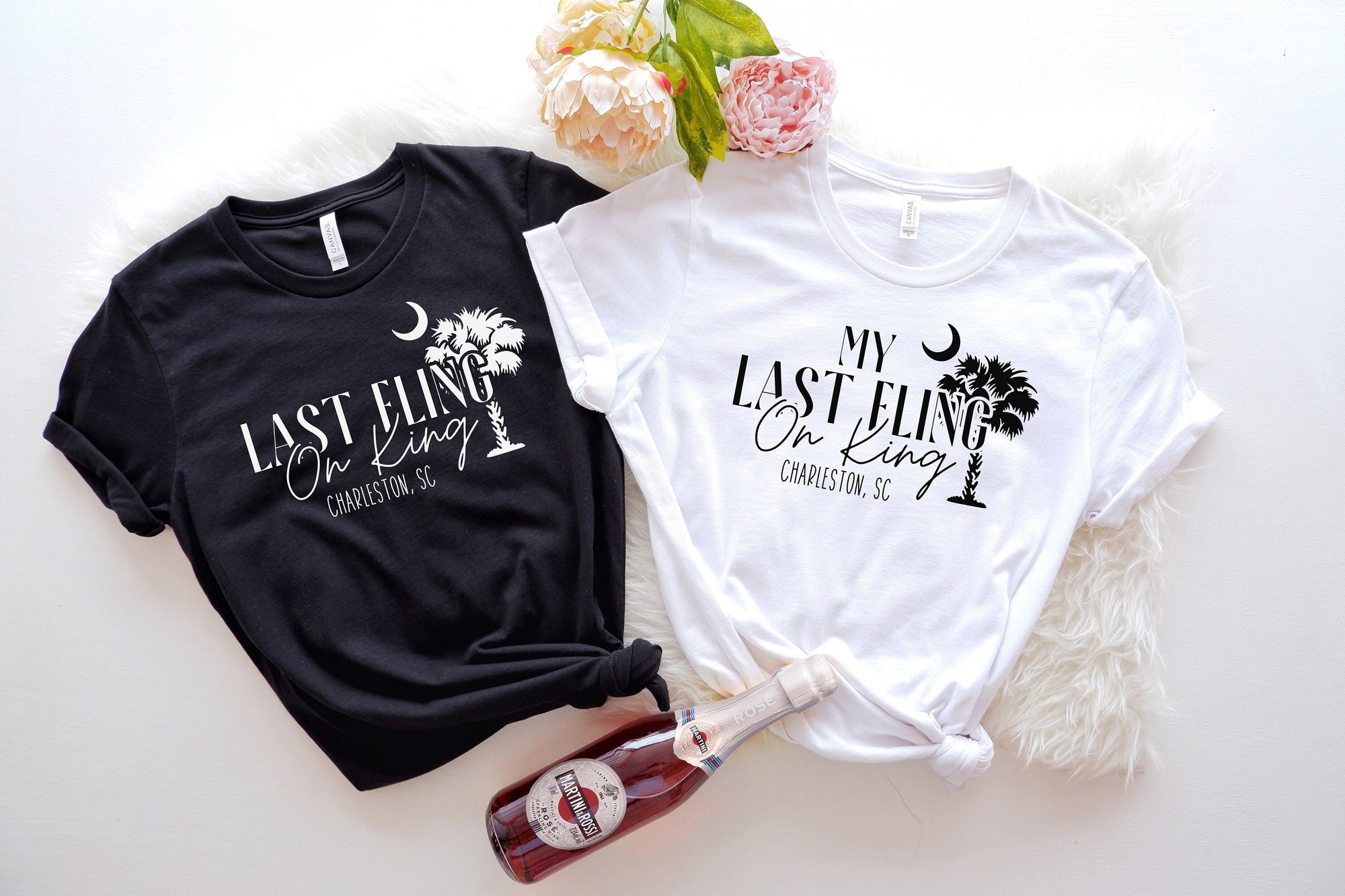 Charleston Bachelorette: Last Fling Shirts SC Bridal & Engagement Tees image 0