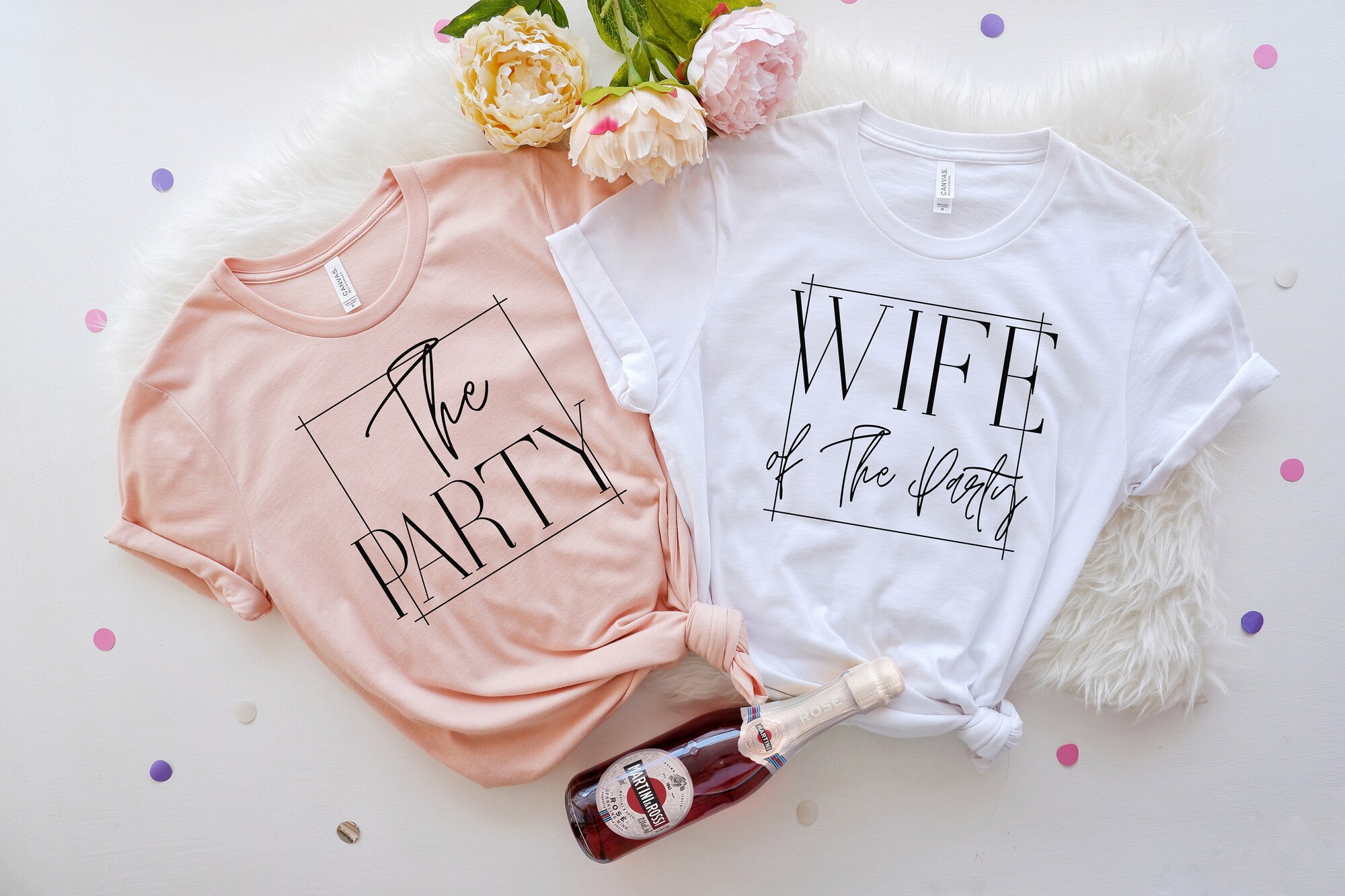 Wife of the Party & Bach Crew Shirts Bachelorette Favors & Gifts image 1