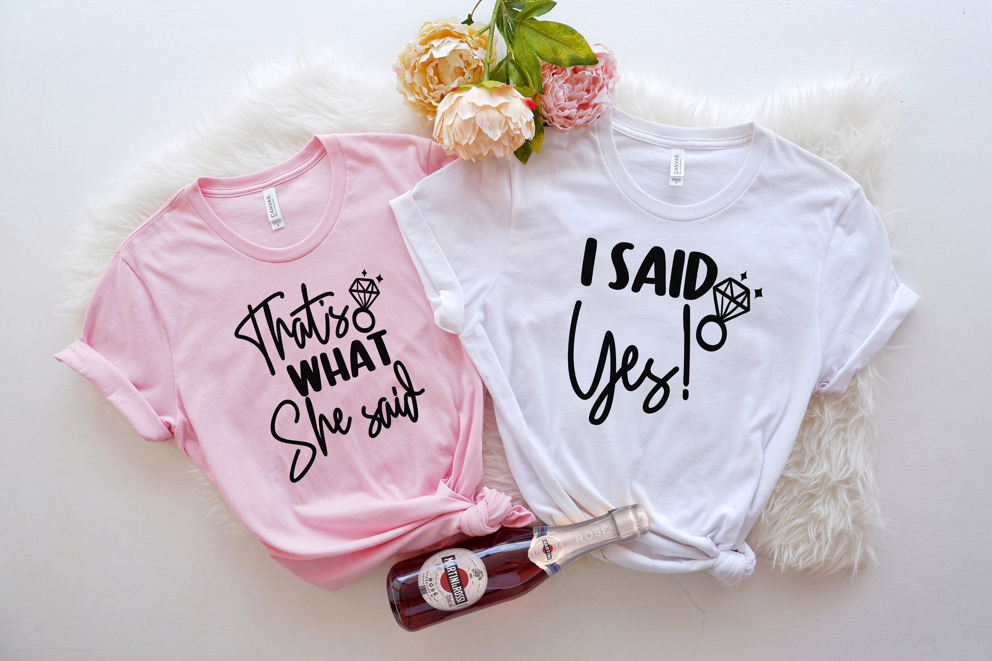 I Said Yes & Bachelorette Tees: Bridal Shower & Wedding Gifts image 3