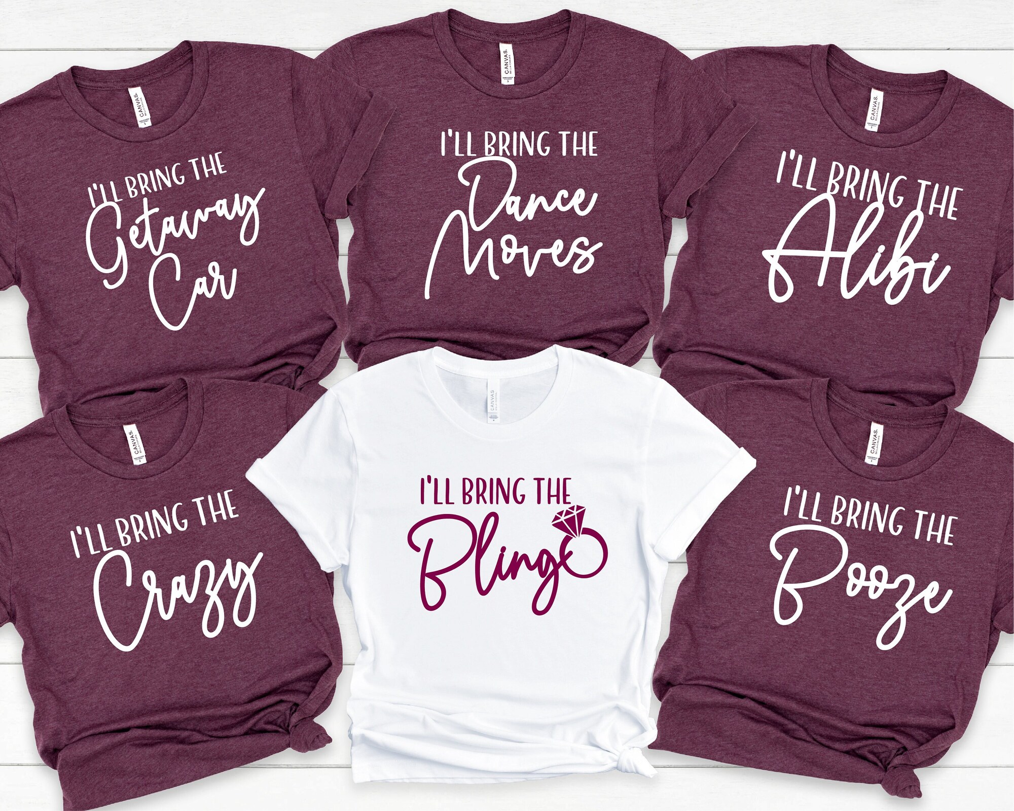 Bachelorette Shirts: Money Bride Squad Drinking & Party Tees image 0
