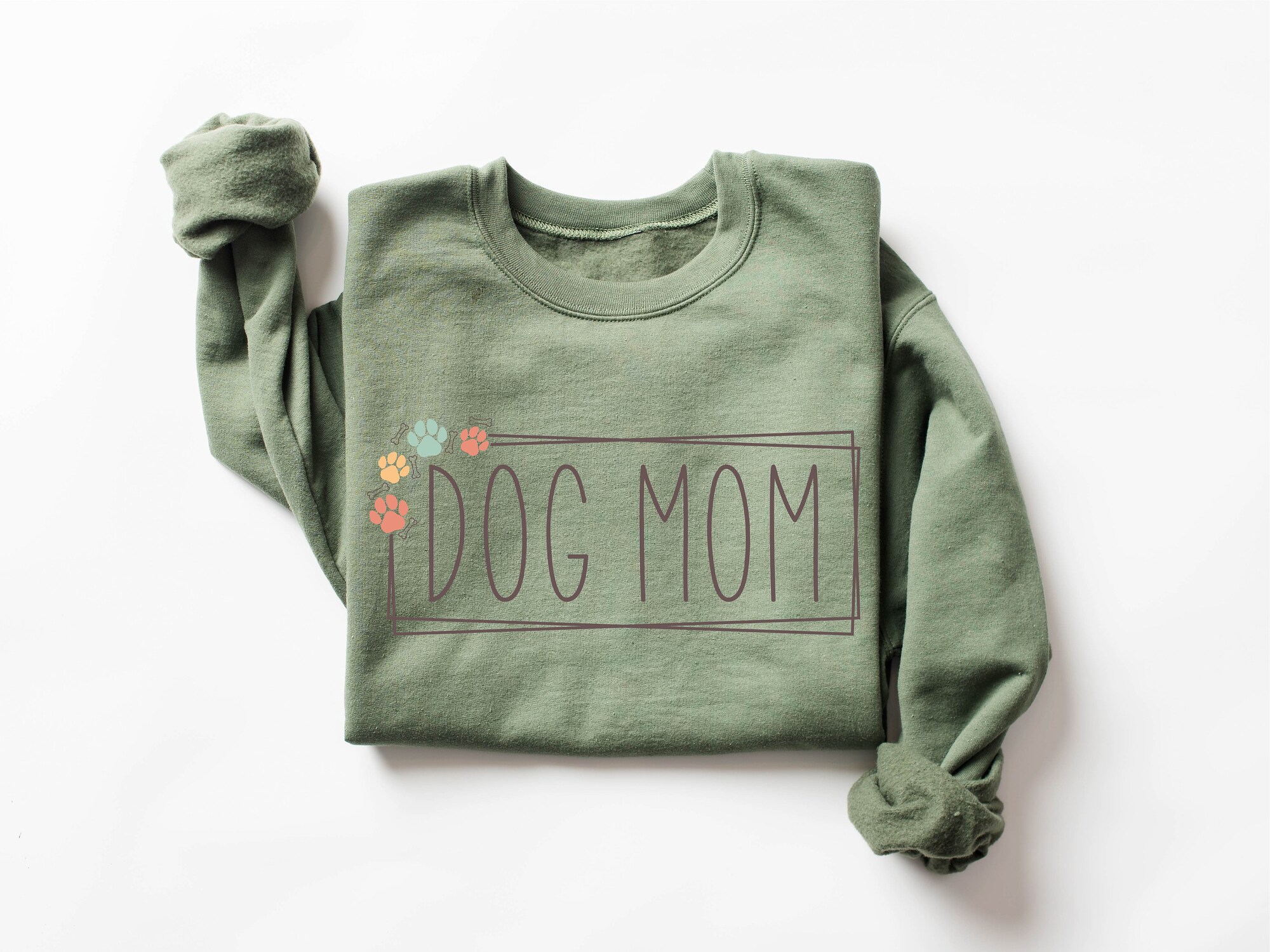 Cute Dog Mom Sweatshirt - Perfect Christmas & New Pet Owner Gift image 1