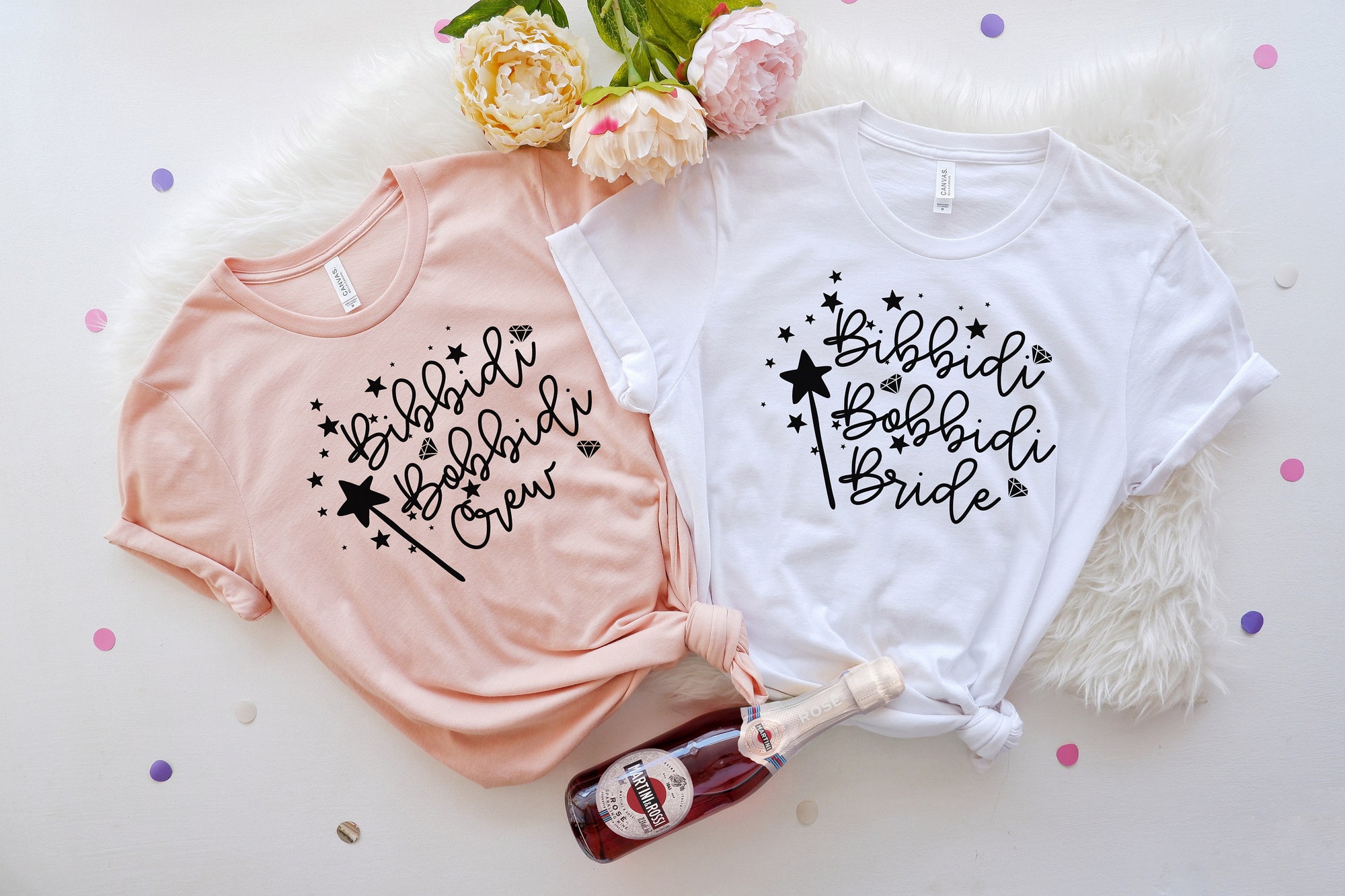 Bibbidi Bobbidi Bride & Crew Shirts - Bachelorette & Bridal Gifts image 1