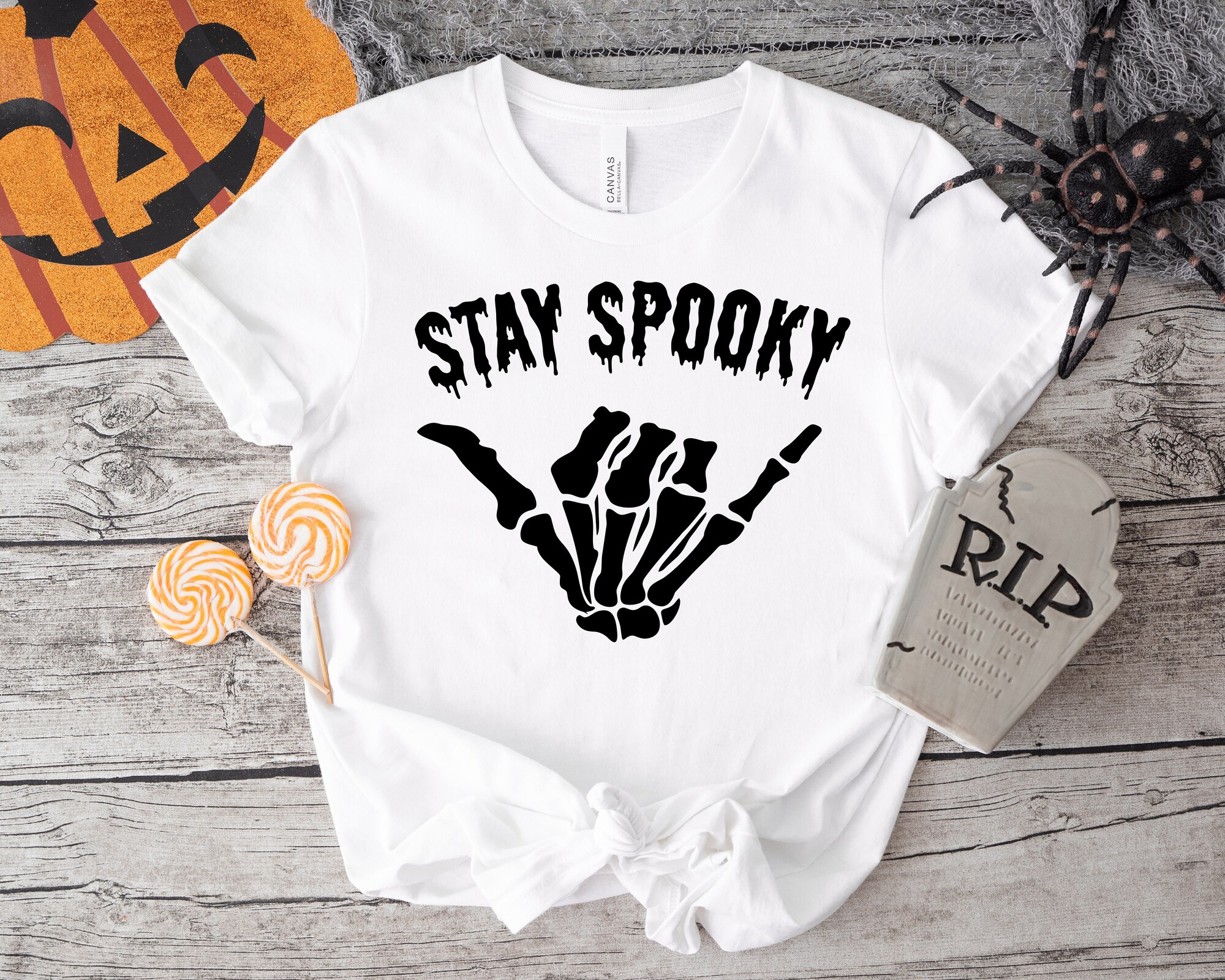 Stay Spooky: Cute & Funny Halloween Shirt/Sweatshirt Vibes image 1