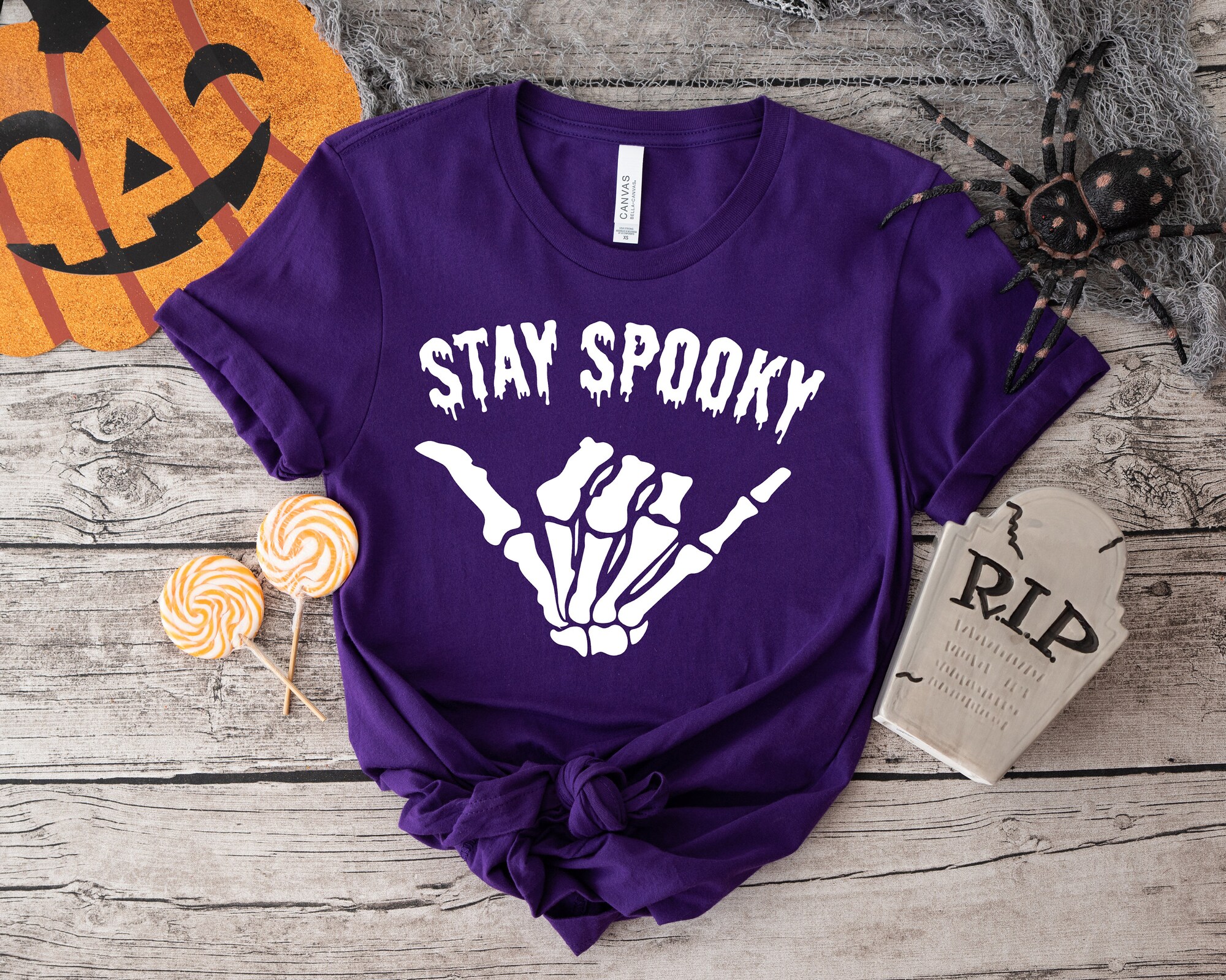 Stay Spooky: Cute & Funny Halloween Shirt/Sweatshirt Vibes image 3