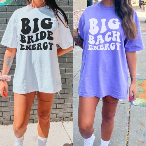 Groovy Retro Bachelorette: Custom Pink Bach Energy Shirts image 0