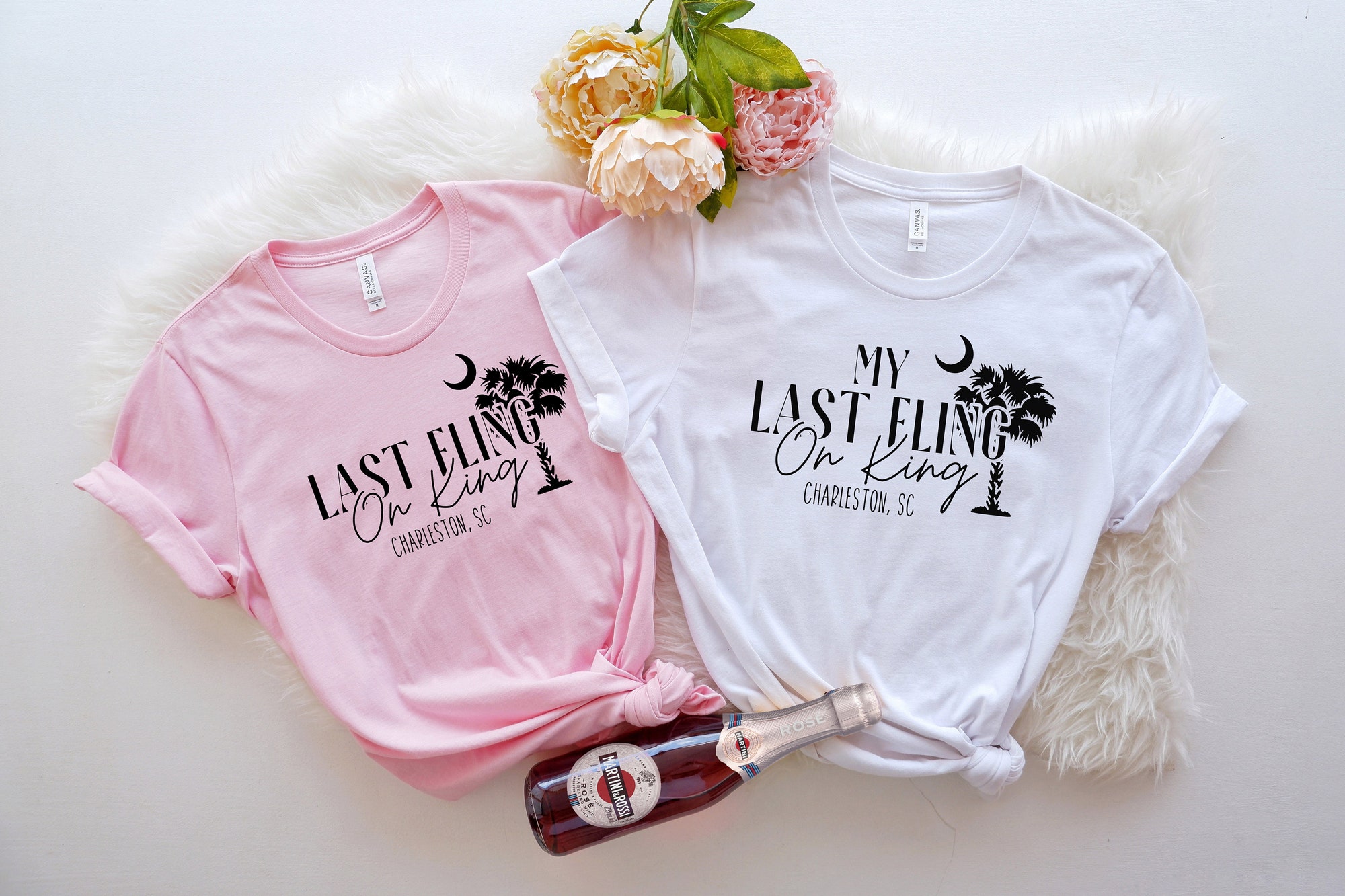 Charleston Bachelorette: Last Fling Shirts SC Bridal & Engagement Tees image 3