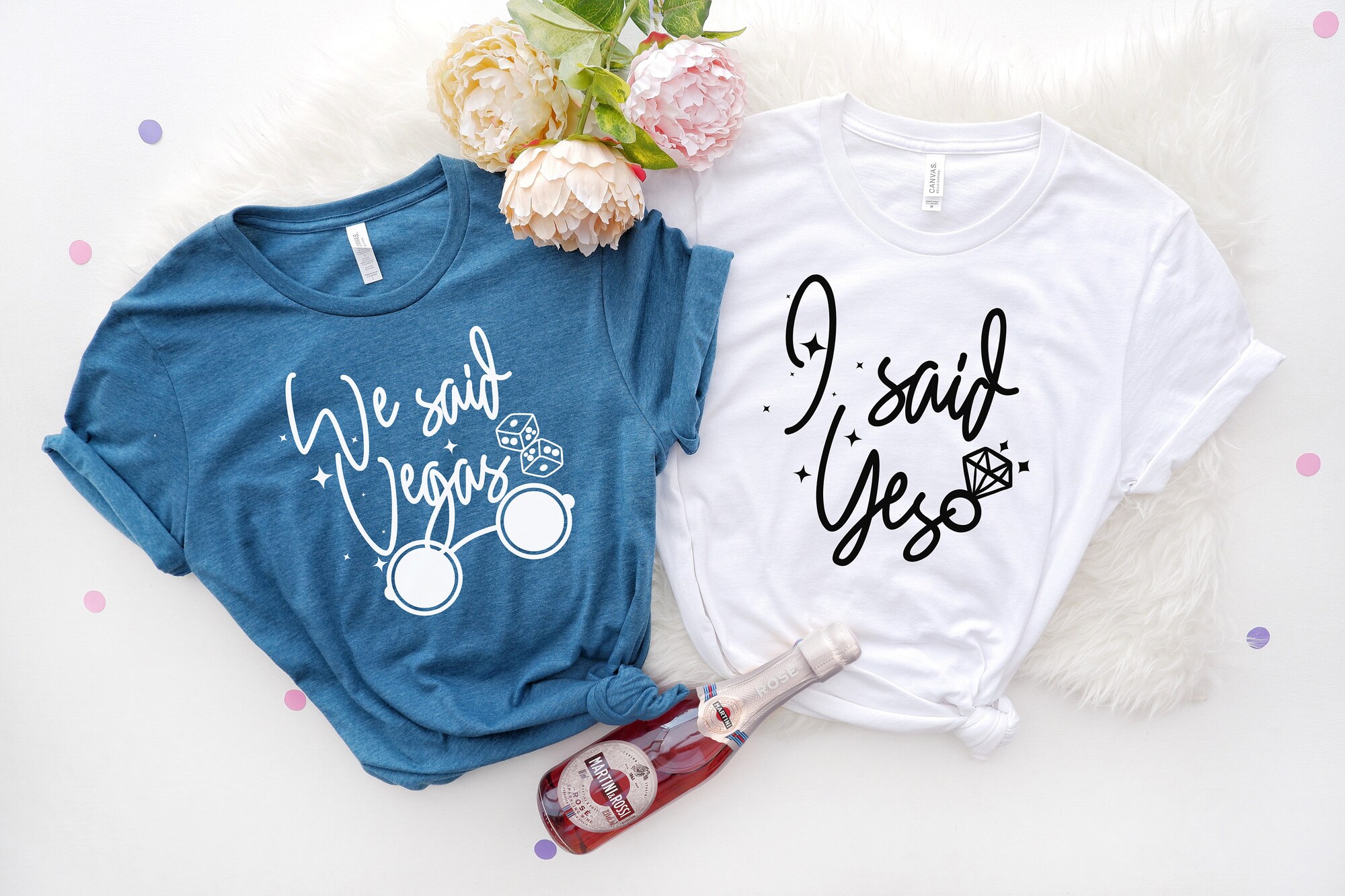 Vegas Bachelorette: I Said Yes Bridesmaid Crew Shirts & Gifts image 2