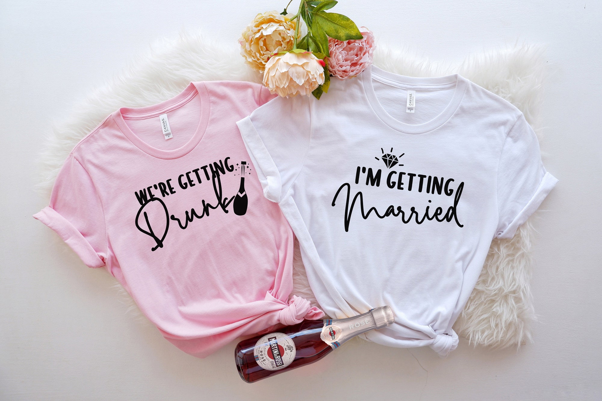 Getting Married & Team Bride Tees: Wedding Bachelorette Engagement Shirts image 3