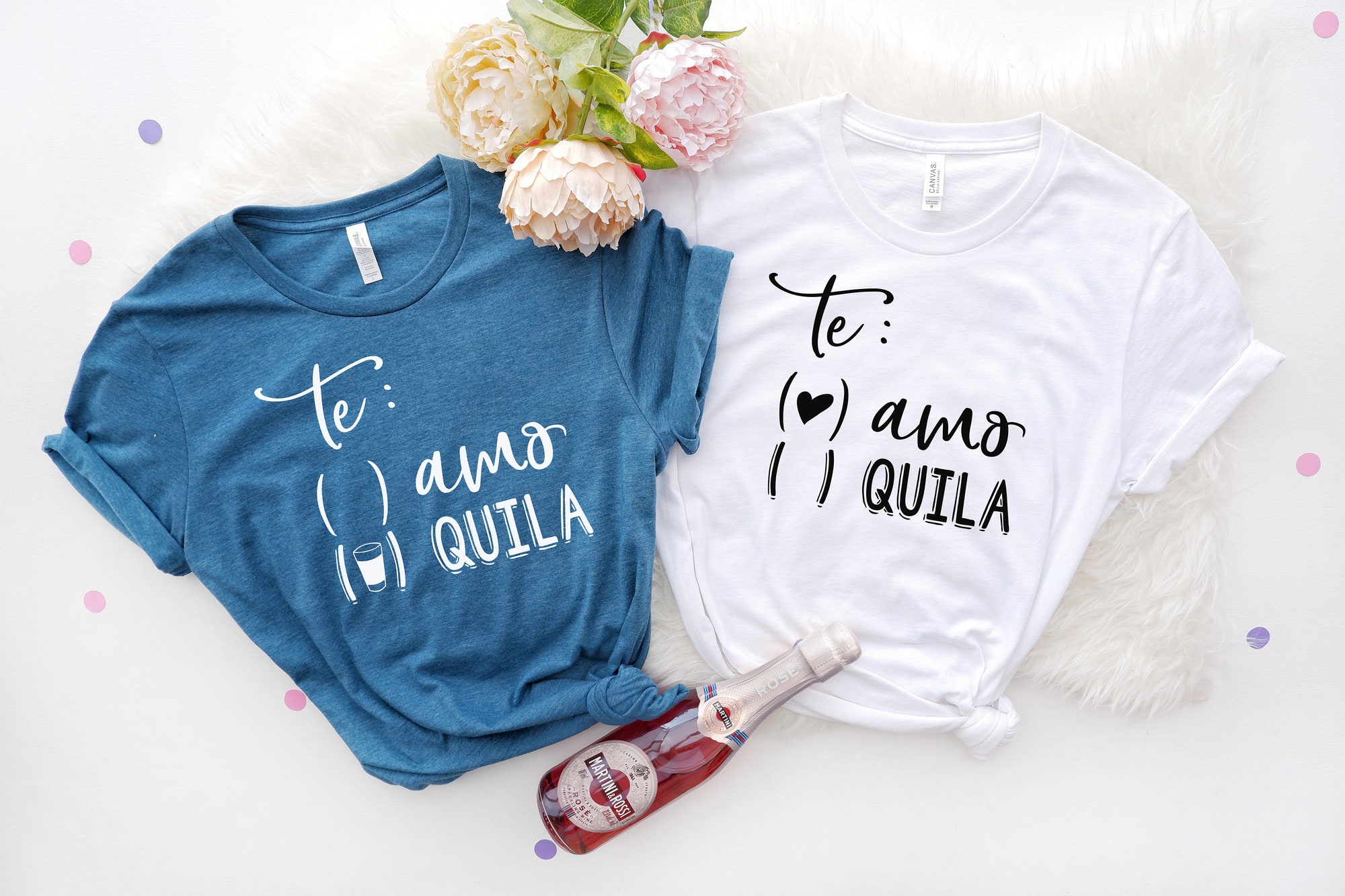 Te Amo Tequila - Fiesta Bachelorette & Bridal Party Shirts image 2