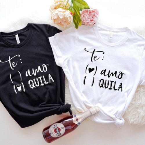 Te Amo Tequila - Fiesta Bachelorette & Bridal Party Shirts image 0