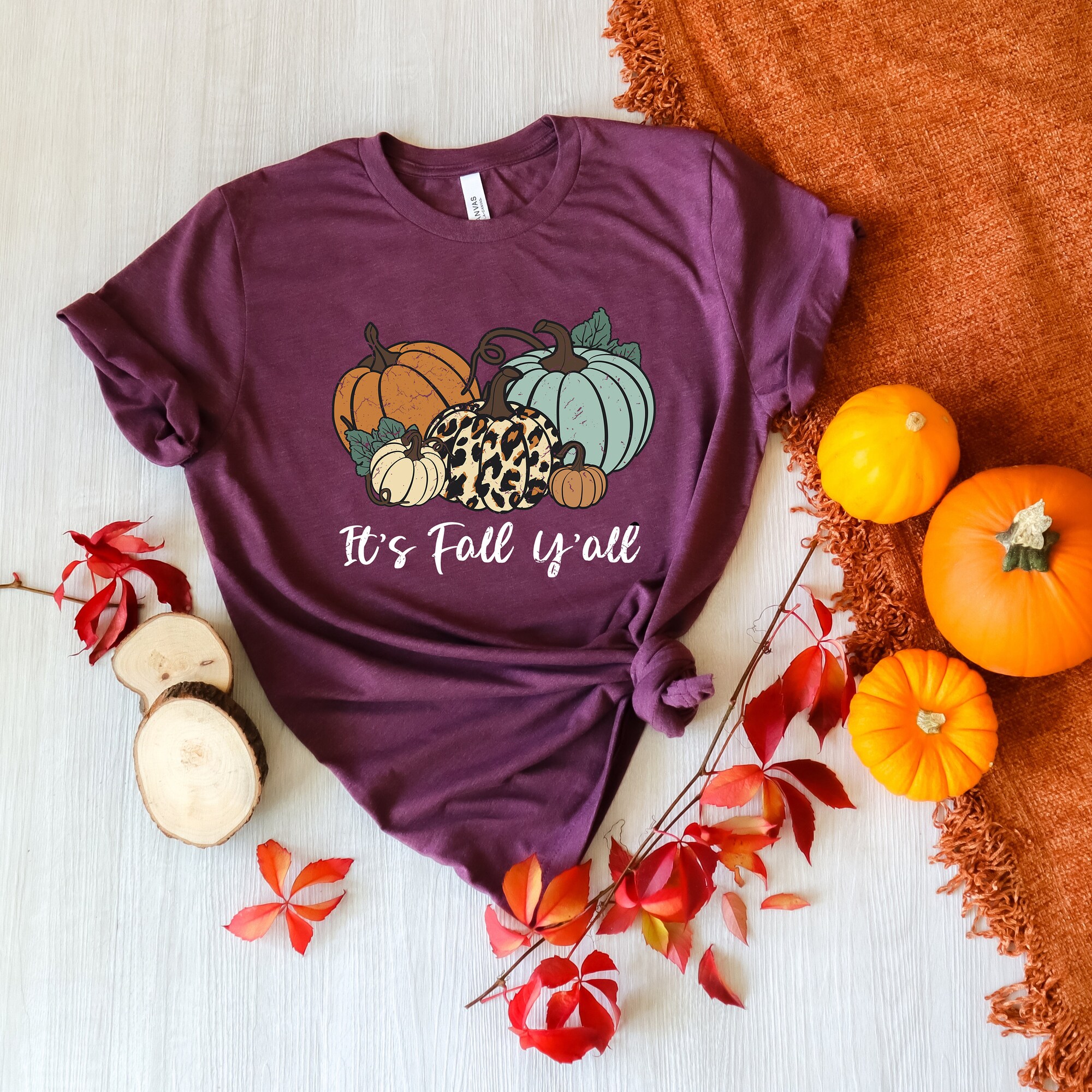 It's Fall Y'all: Women's Autumn & Halloween T-Shirt Collection image 1