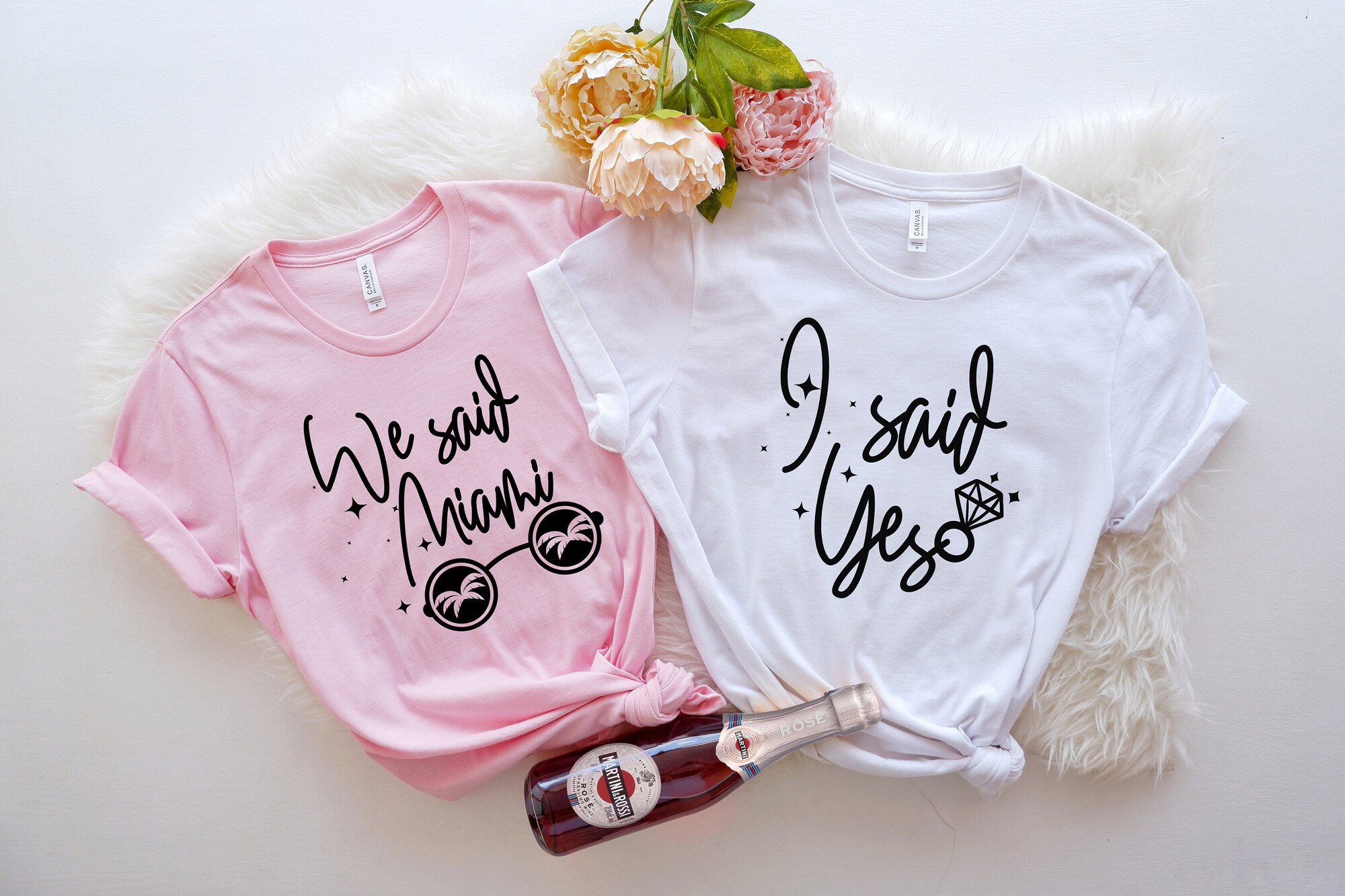 Miami Bachelorette: 'I Said Yes' Bride & Party Shirts Gifts image 3