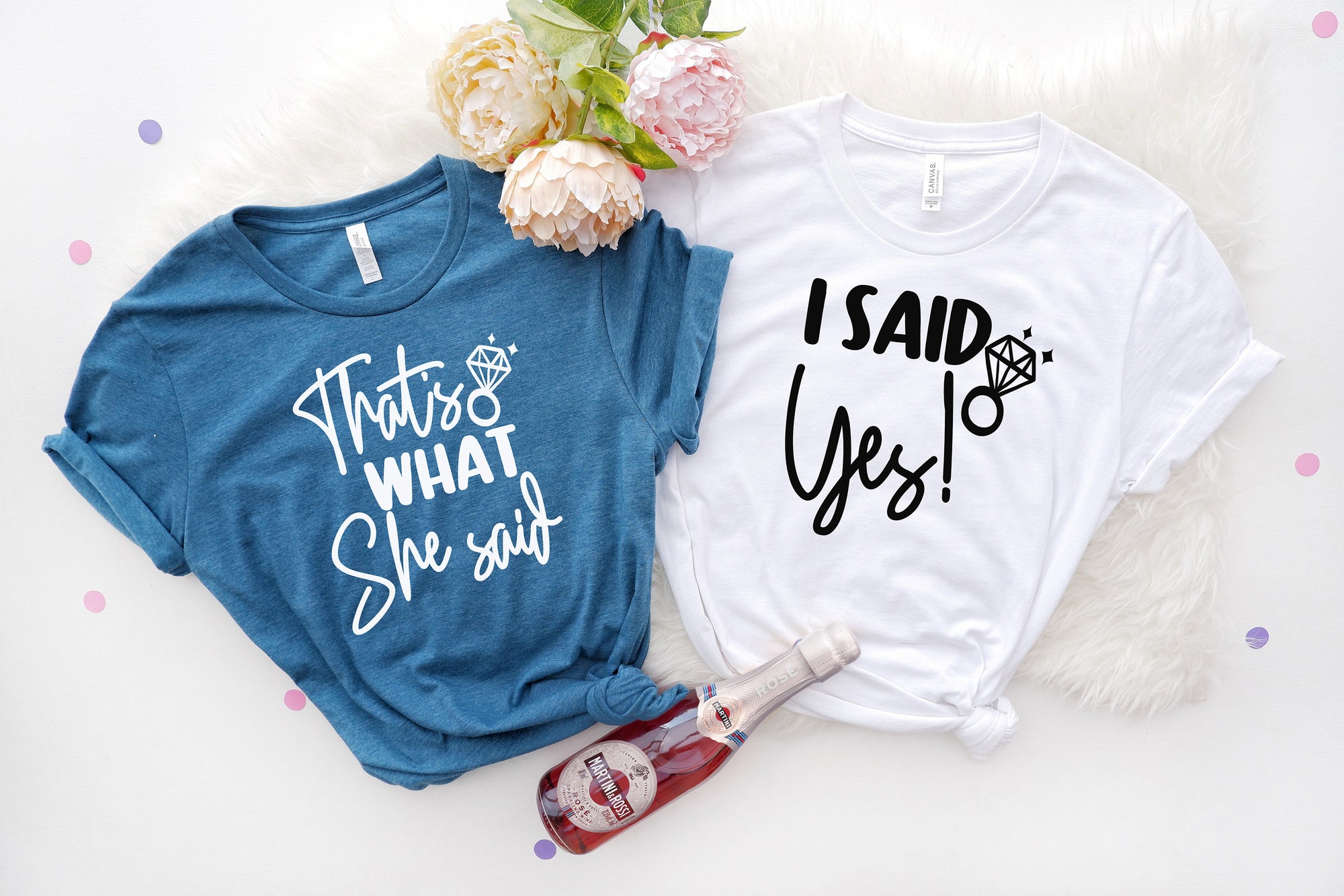 I Said Yes & Bachelorette Tees: Bridal Shower & Wedding Gifts image 2