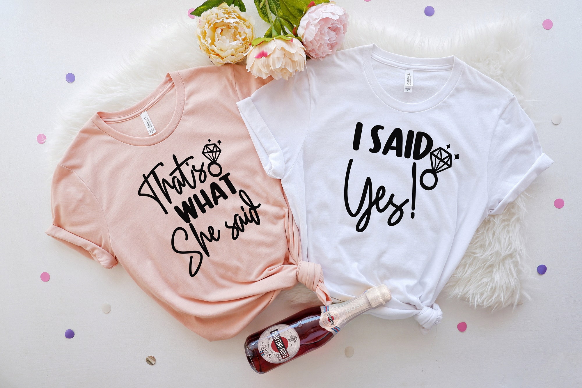 I Said Yes & Bachelorette Tees: Bridal Shower & Wedding Gifts image 1