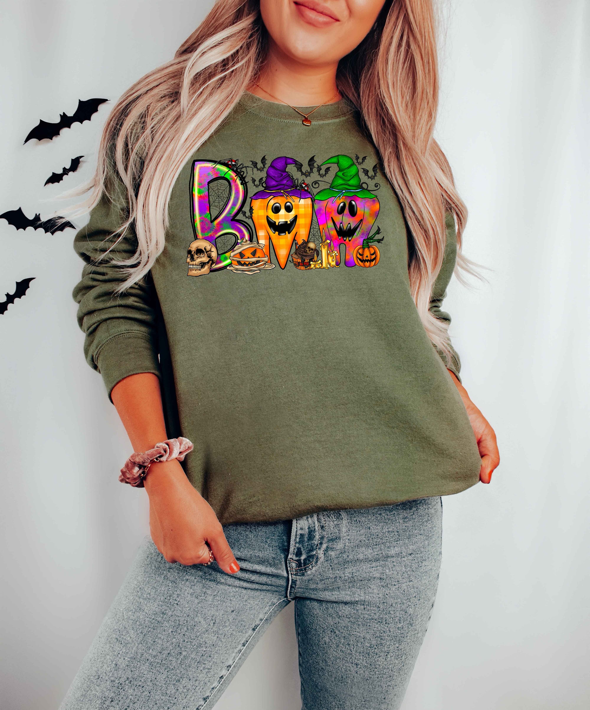 Boo Teeth Halloween Dentist Sweatshirt image 3