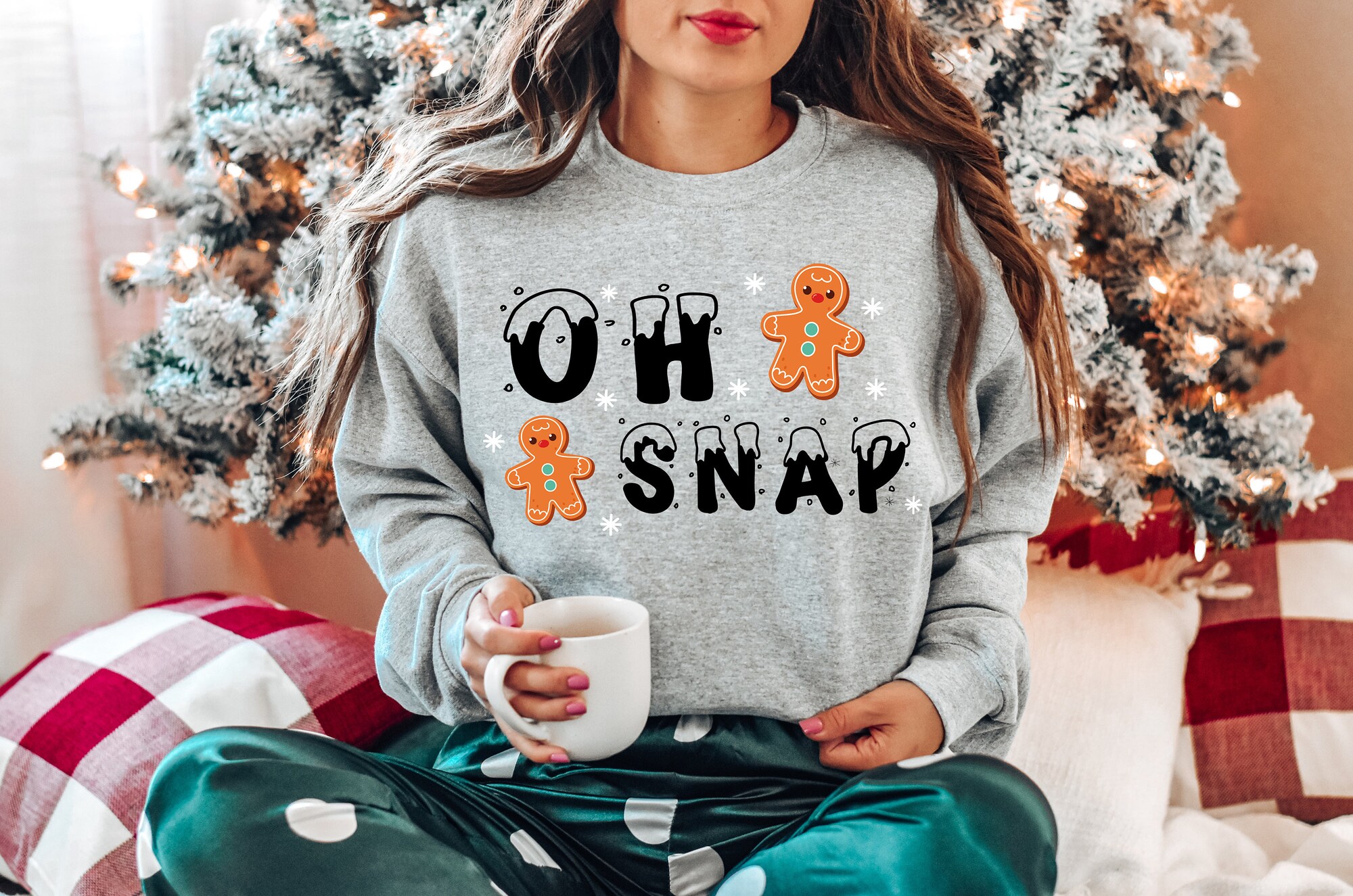 Oh Snap! Funny Gingerbread Man Shirt: Perfect Christmas Gift image 3