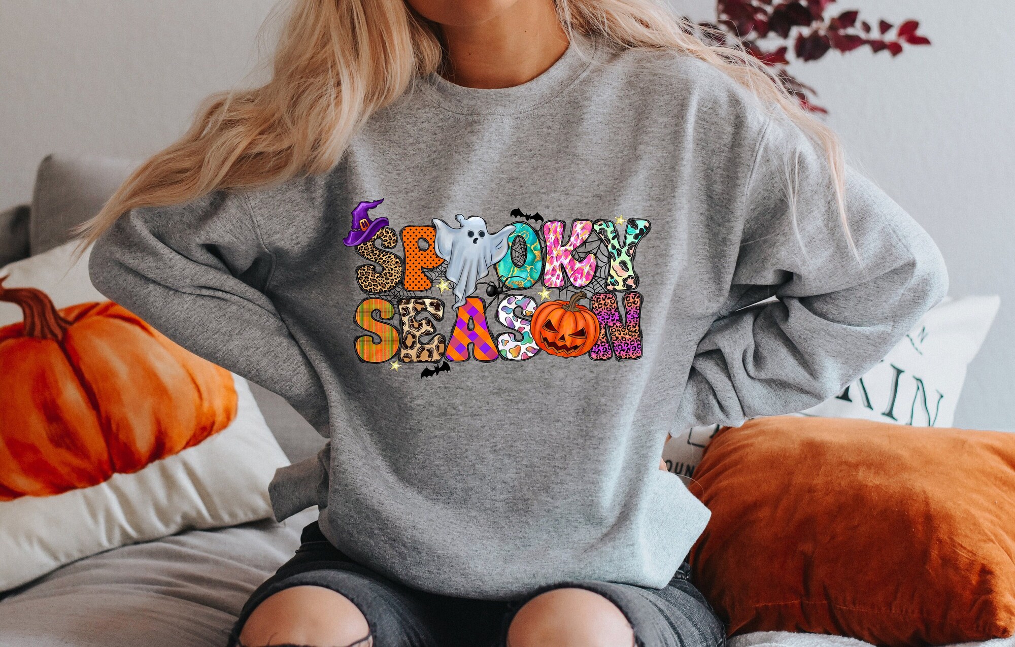 It's Spooky Season Mystical Kids Halloween Shirt image 0