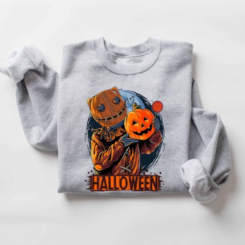 Pumpkin Man Halloween Sweatshirt image 0