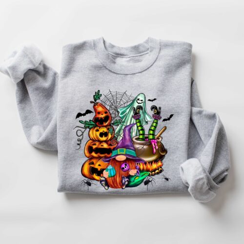 Halloween Gnomes Sweatshirt: Funny Gnome T-Shirt image 0