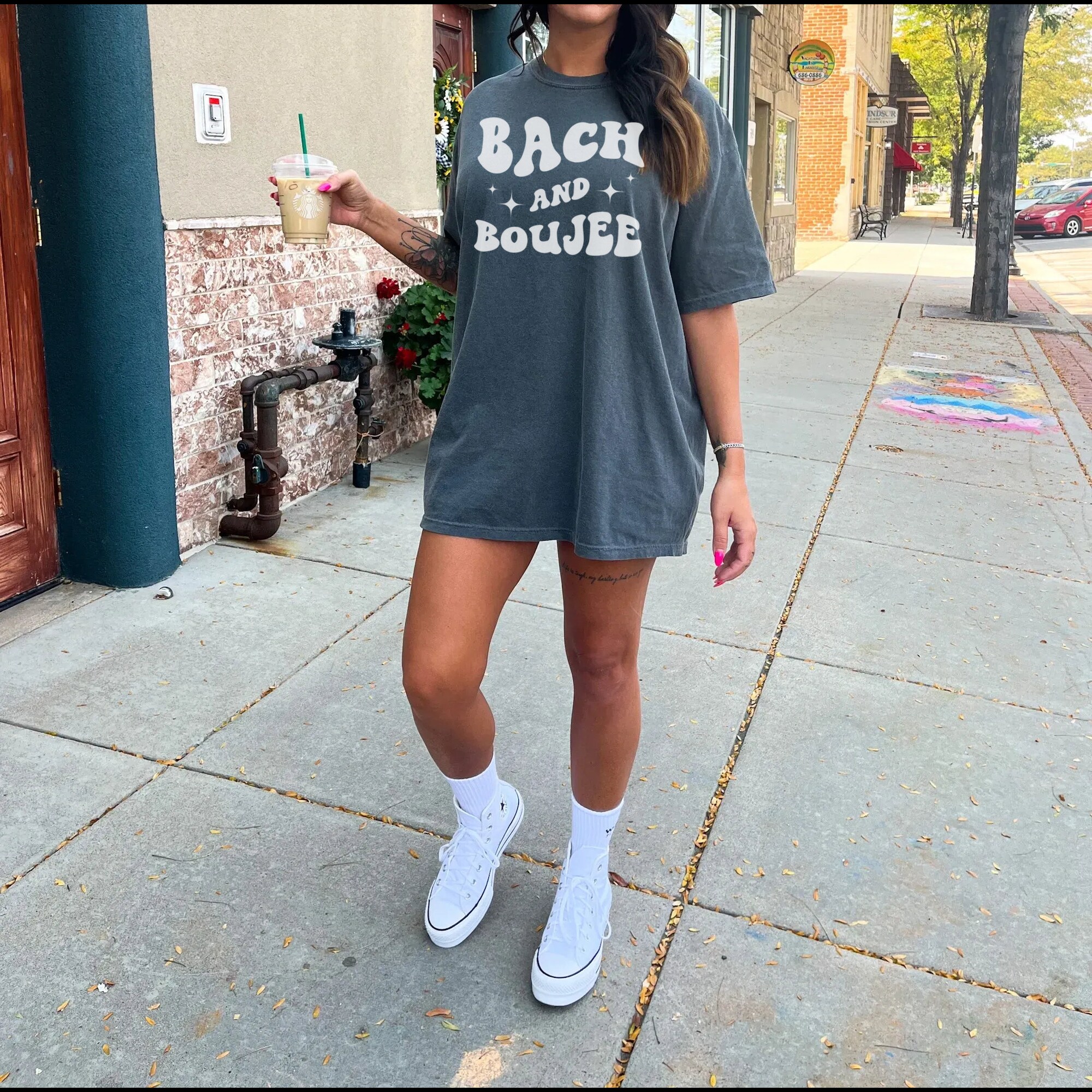 Bach & Boujee: Retro Bachelorette Party Shirts for Bride & Squad image 1