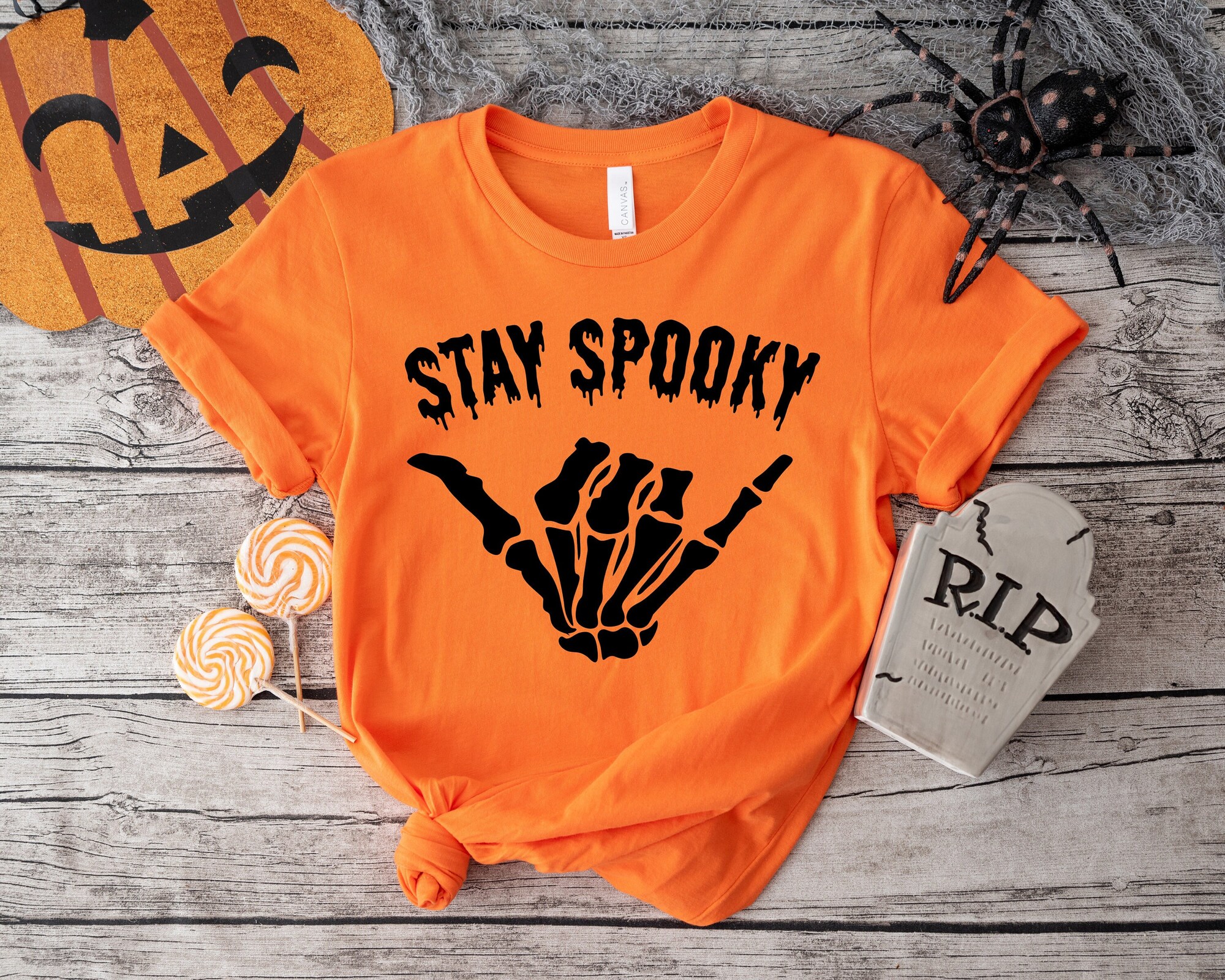 Stay Spooky: Cute & Funny Halloween Shirt/Sweatshirt Vibes image 2