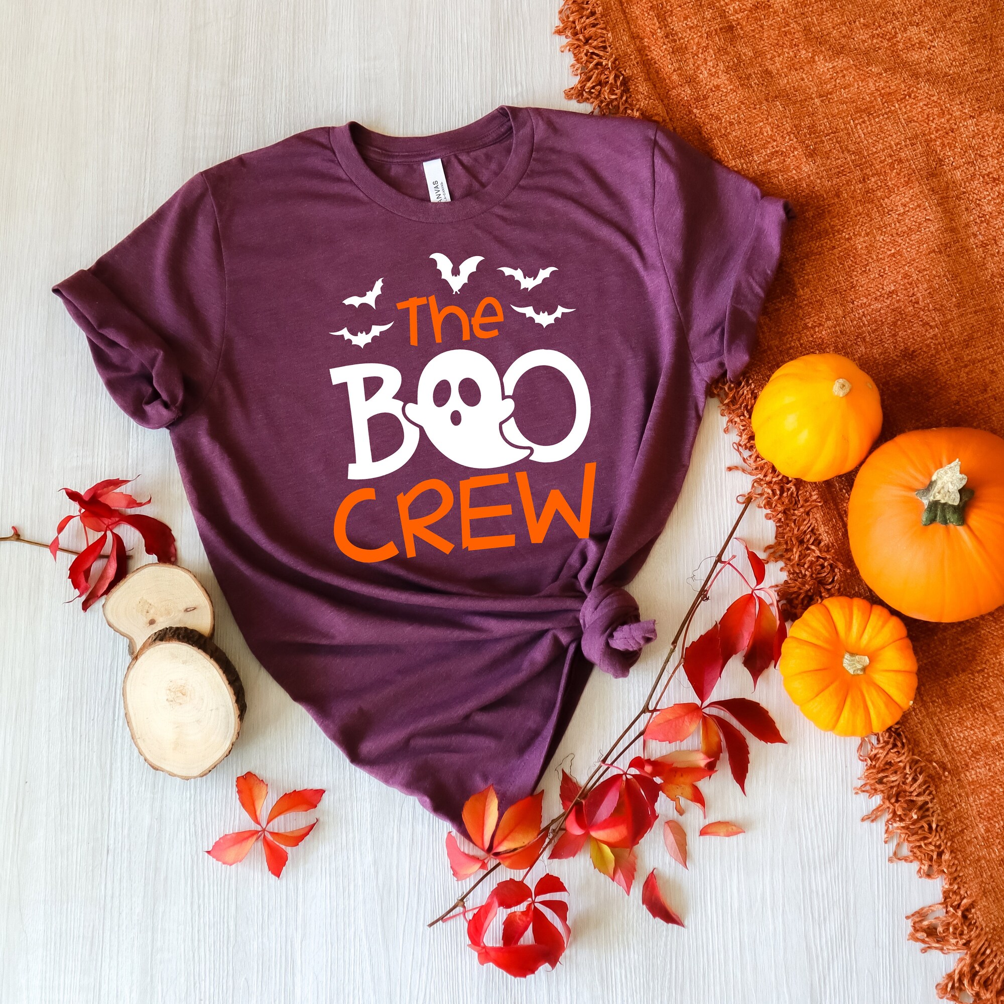 Boo Boo Crew: Spooky Halloween & Witch Party T-Shirt image 4