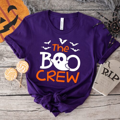 Boo Boo Crew: Spooky Halloween & Witch Party T-Shirt image 0