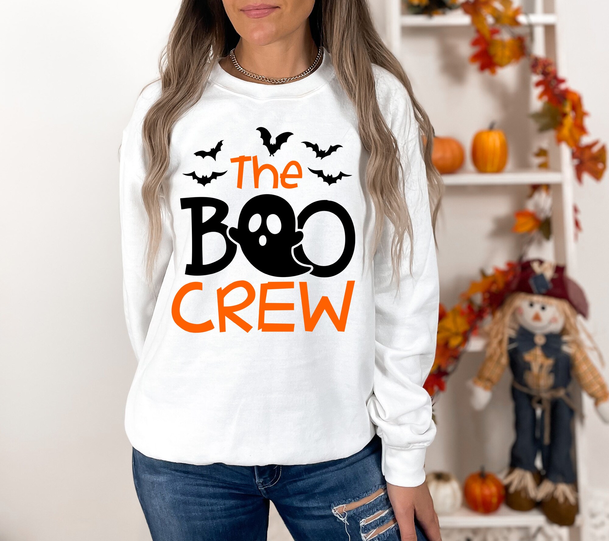 Boo Boo Crew: Spooky Halloween & Witch Party T-Shirt image 1