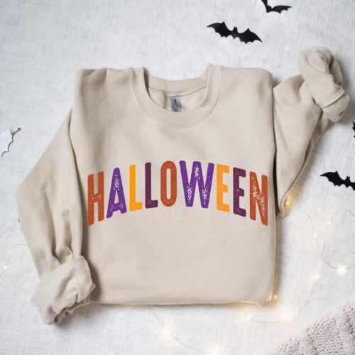 Halloween Trick Or Treat Spooky Boo Sweatshirt image 0