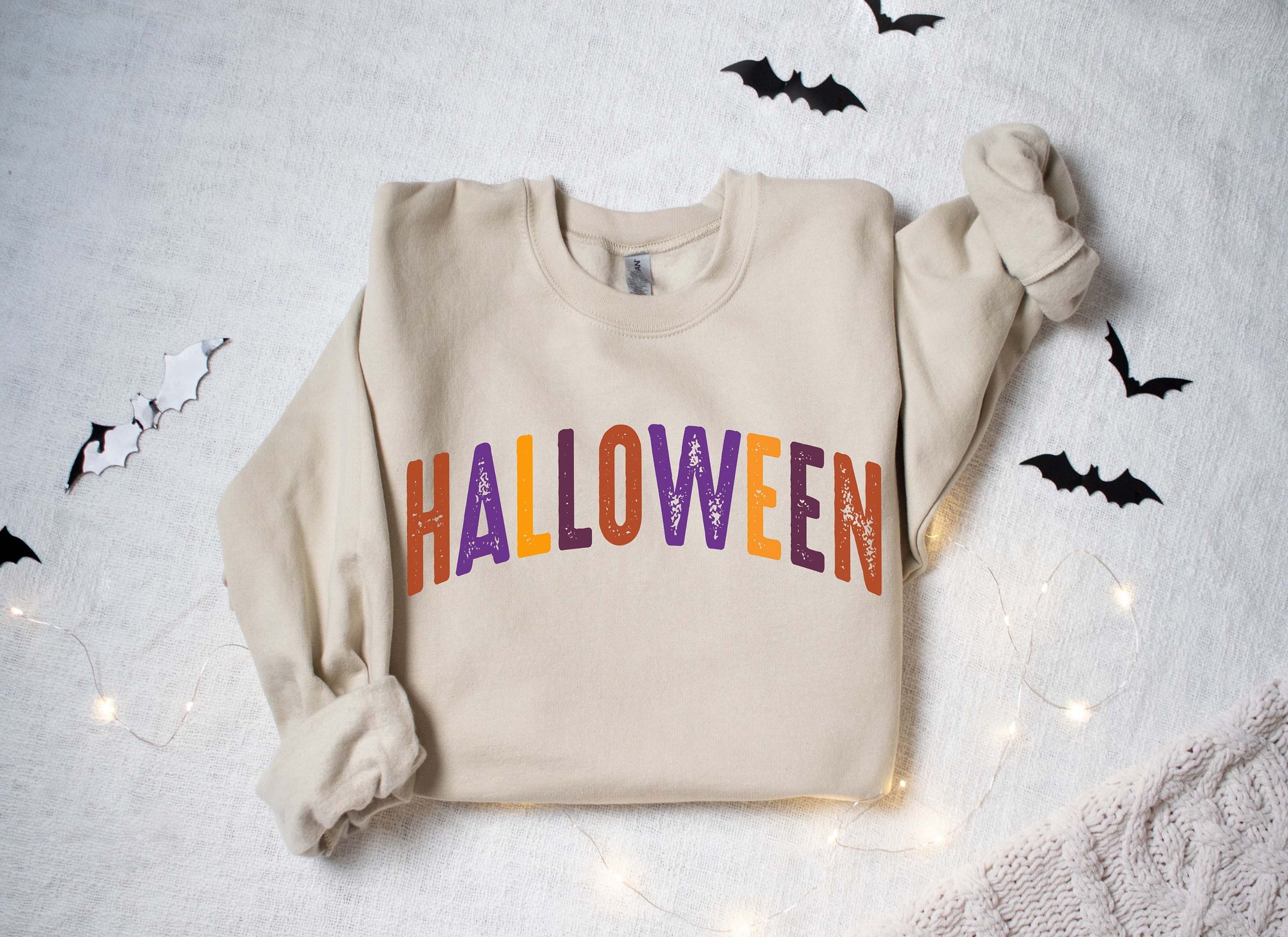 Halloween Trick Or Treat Spooky Boo Sweatshirt image 0
