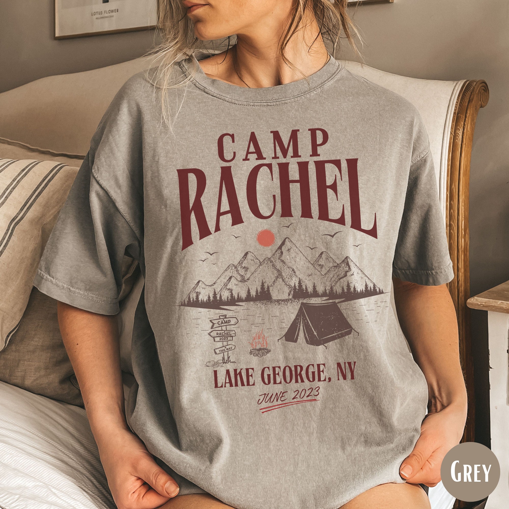 Custom Vintage Camp Bachelorette & Mountain Bride Tees image 5