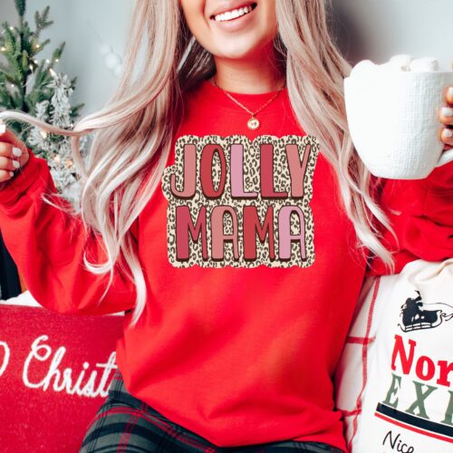 Jolly Christmas Shirts: Mommy & Me Matching Festive Tees image 0