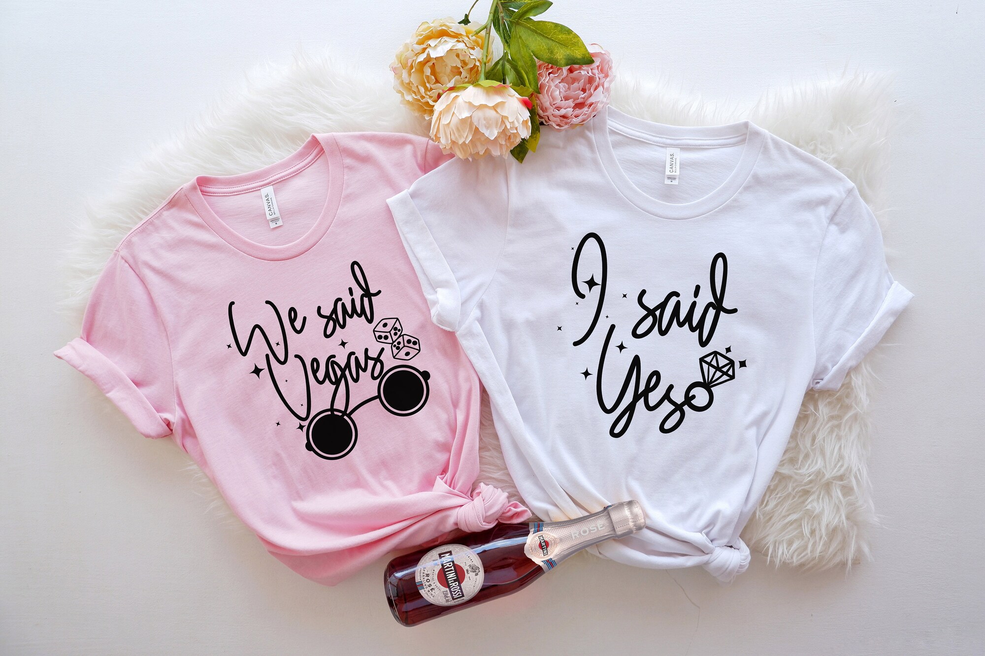 Vegas Bachelorette: I Said Yes Bridesmaid Crew Shirts & Gifts image 3