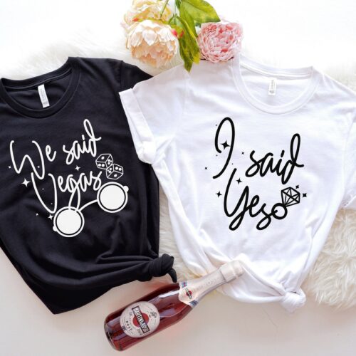 Vegas Bachelorette: I Said Yes Bridesmaid Crew Shirts & Gifts image 0