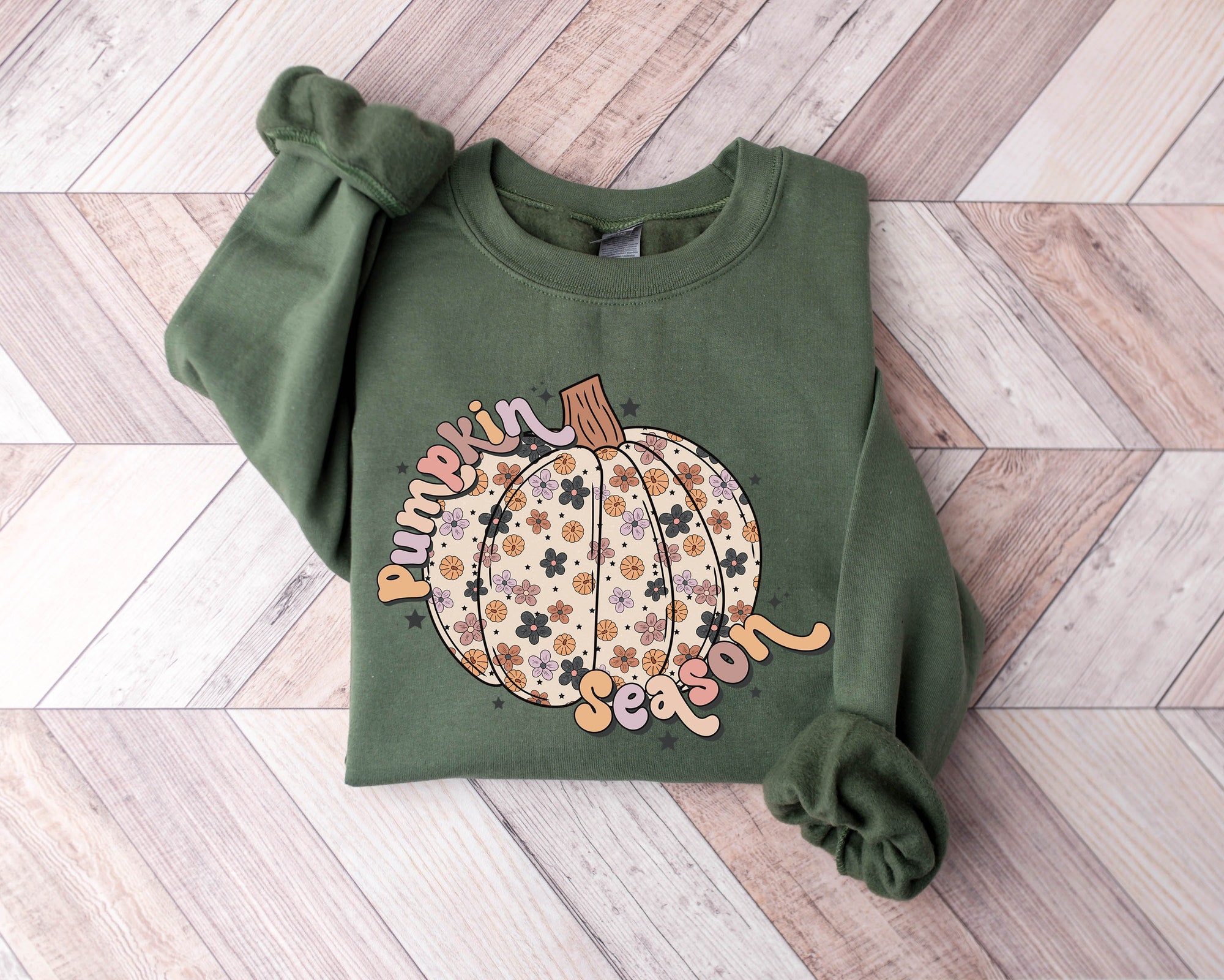 Pumpkin Season Sweatshirt Cute Fall & Halloween Sweatshirts for Women image 4