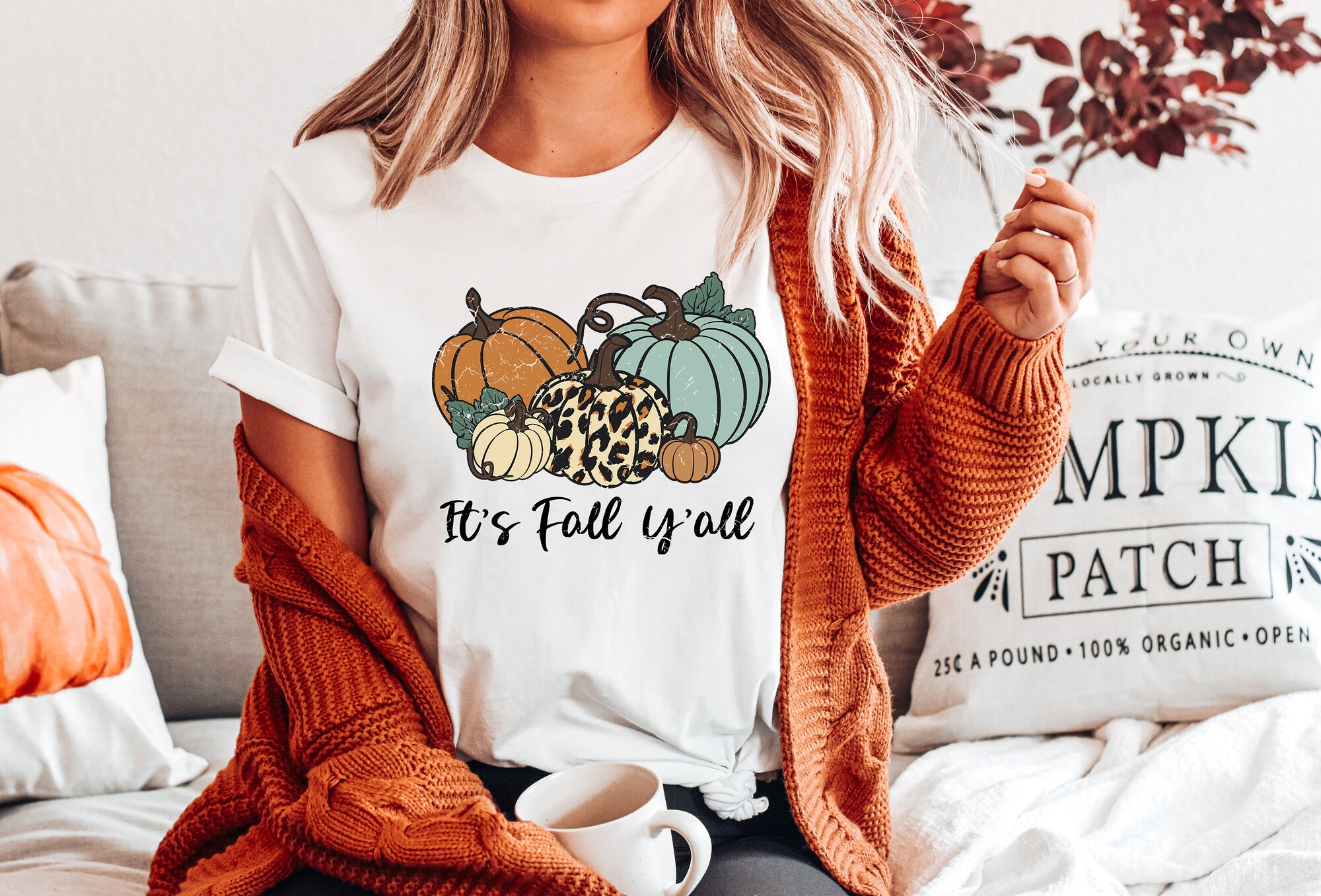 It's Fall Y'all: Women's Autumn & Halloween T-Shirt Collection image 2