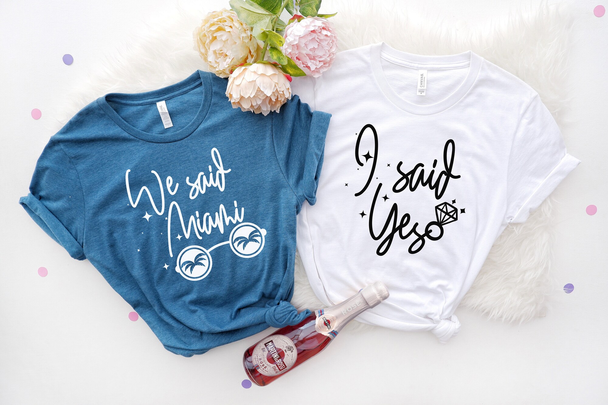 Miami Bachelorette: 'I Said Yes' Bride & Party Shirts Gifts image 2