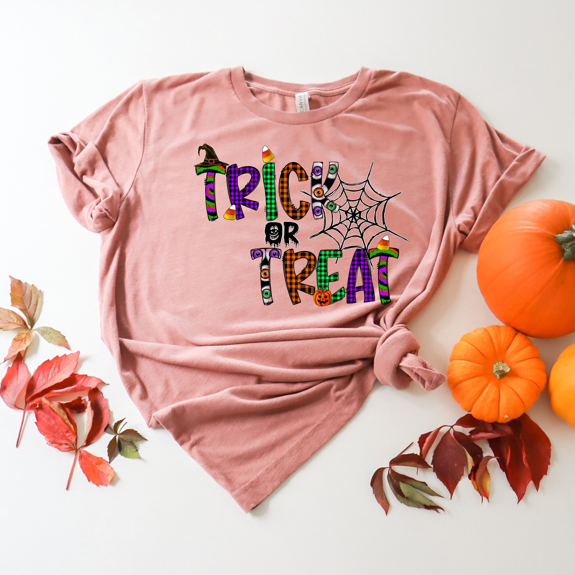 Trick or Treat Tee: Fun Halloween Shirt for Toddlers & Adults image 3