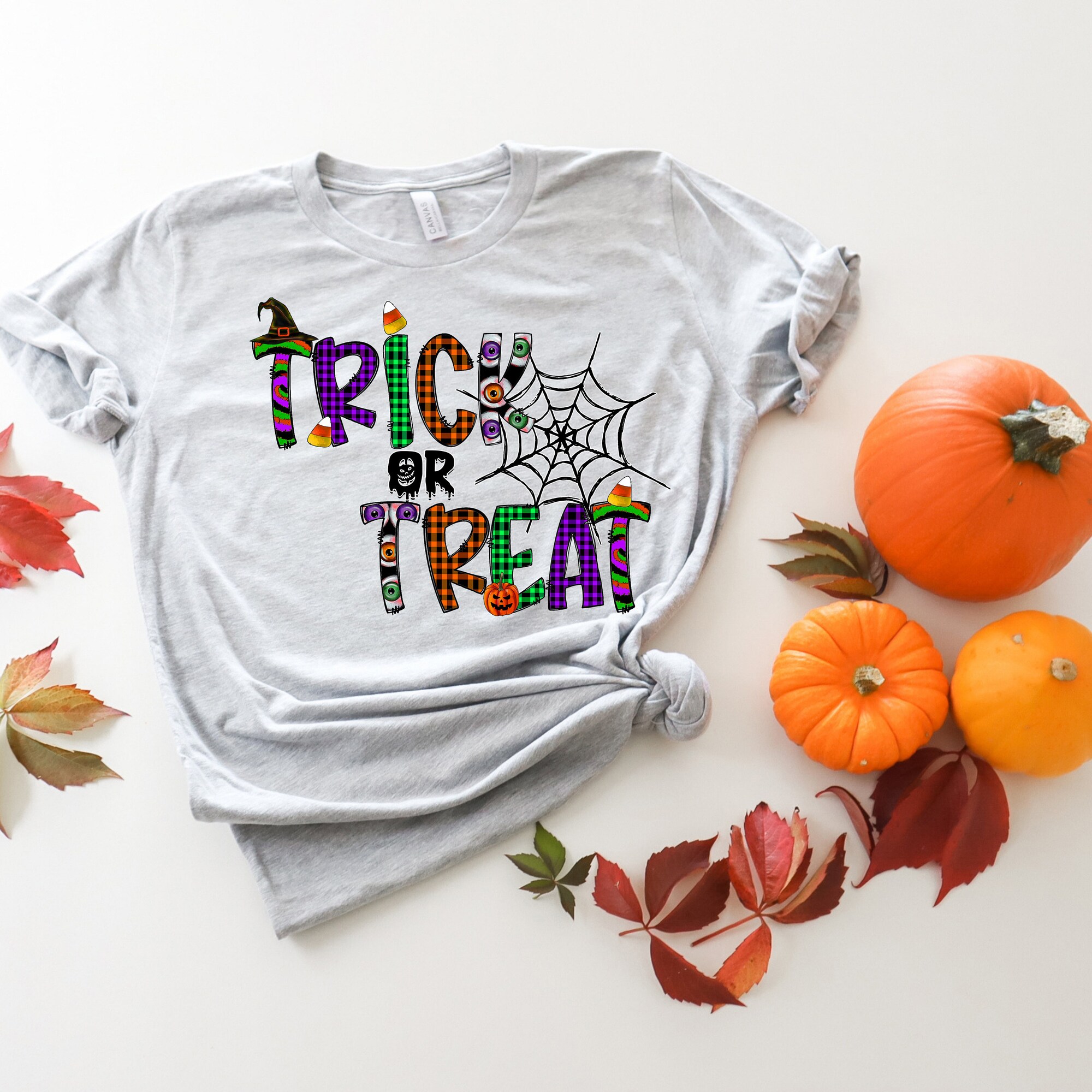 Trick or Treat Tee: Fun Halloween Shirt for Toddlers & Adults image 2