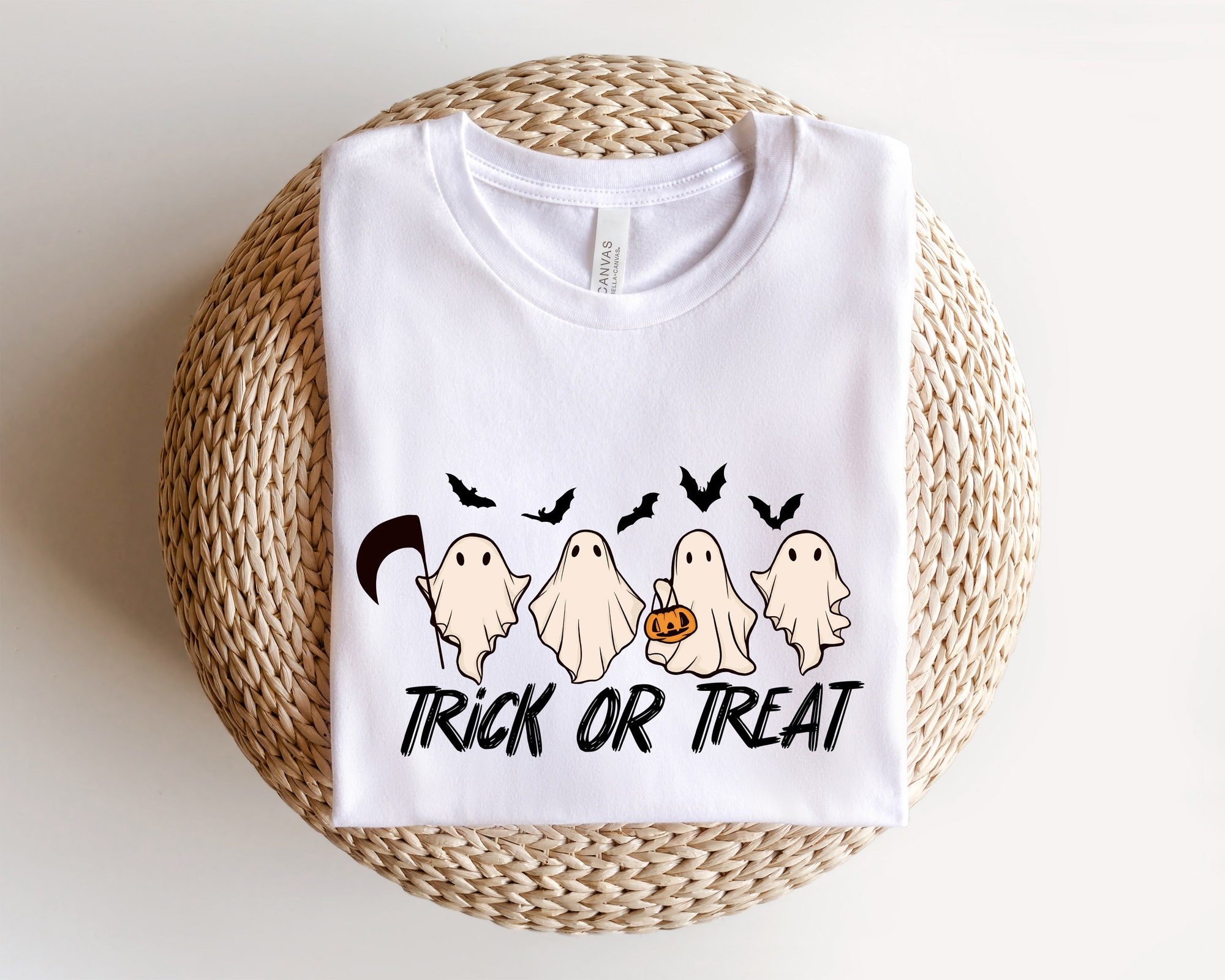 Halloween Trick or Treat Shirt: Funny Halloween Tee image 0