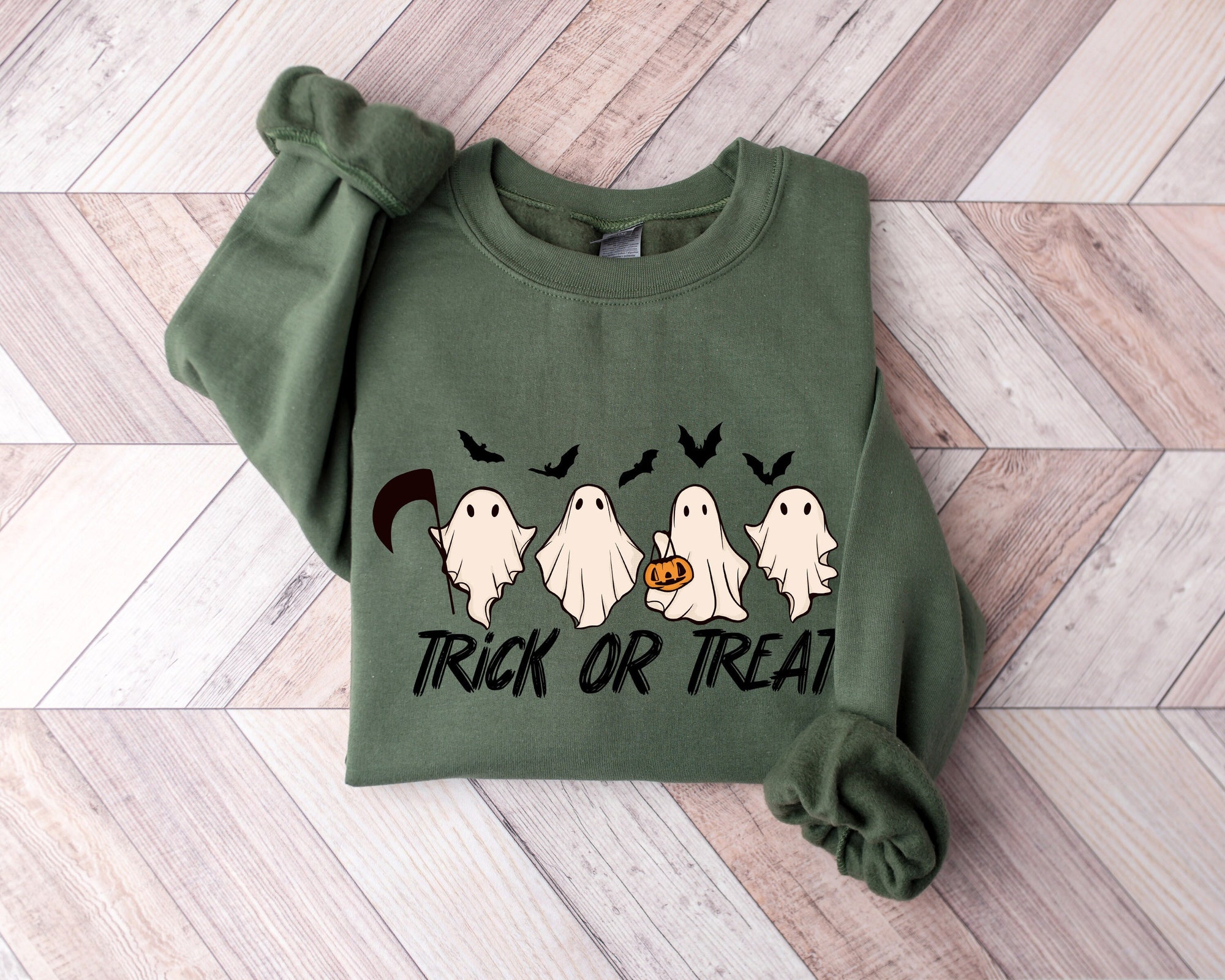 Halloween Trick or Treat Shirt: Funny Halloween Tee image 1