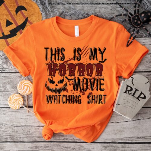 Horror Movie Fans: Ultimate Funny Halloween & Movie Watching Shirt image 0