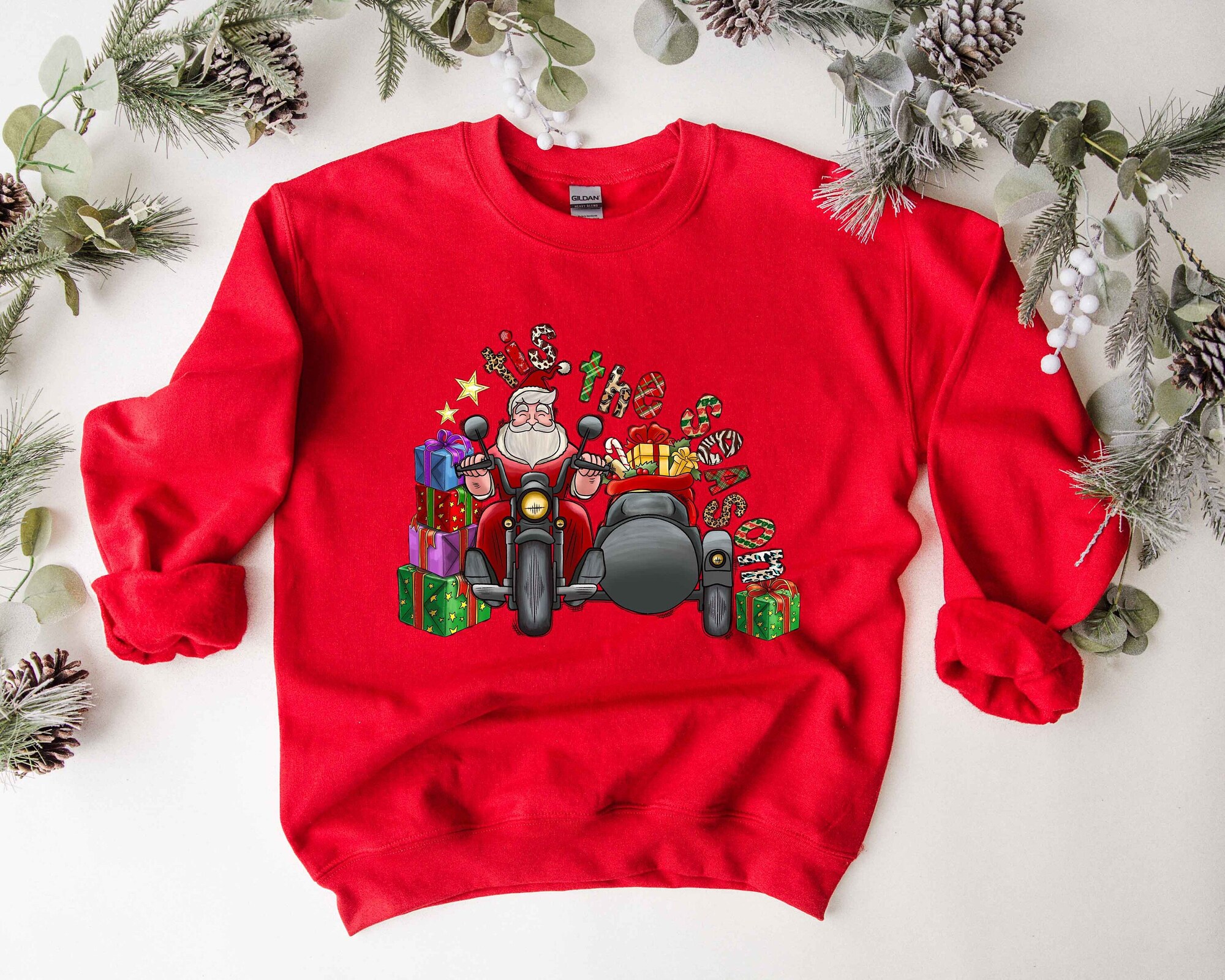 Tis The Season Sweatshirt | Merry Christmas & Cute Winter Wear image 0