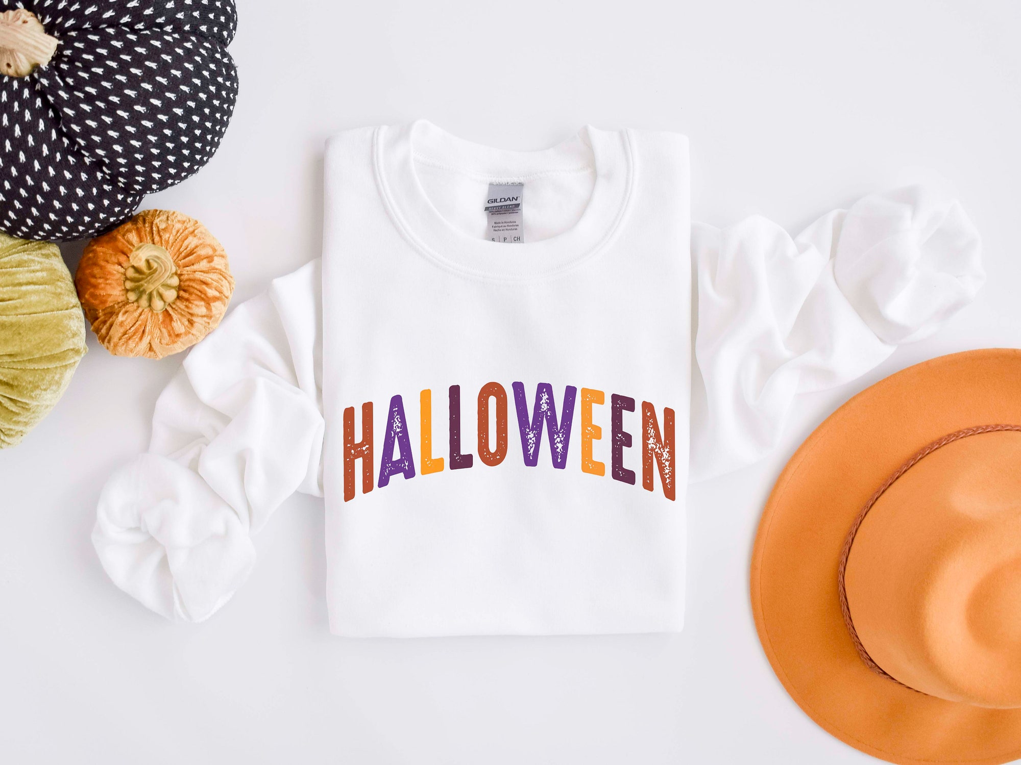 Halloween Trick Or Treat Spooky Boo Sweatshirt image 2