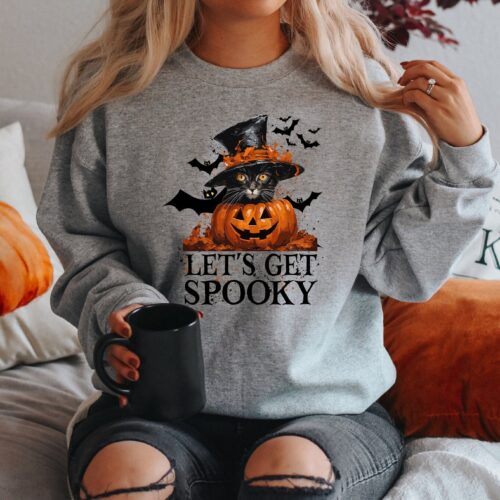 Cool & Spooky Halloween Cat Tees: Perfect for Cat Lovers image 0